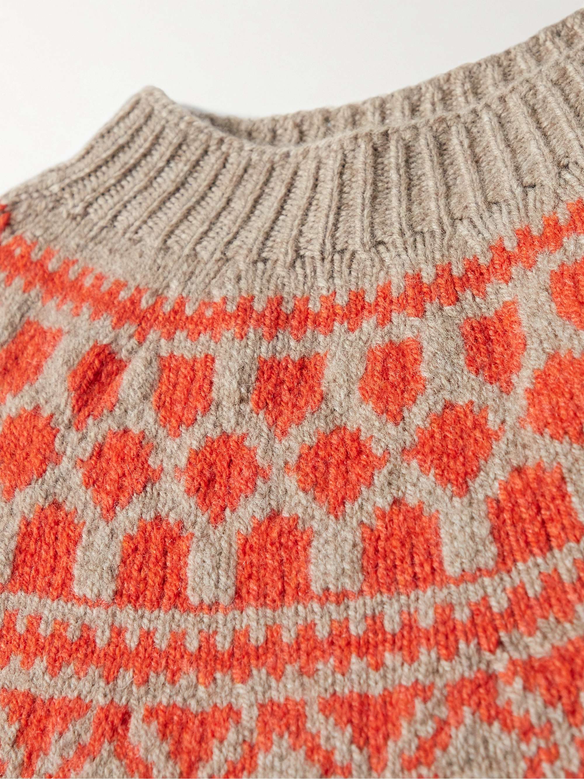 HOWLIN' Strangers in Space Fair Isle Wool Sweater