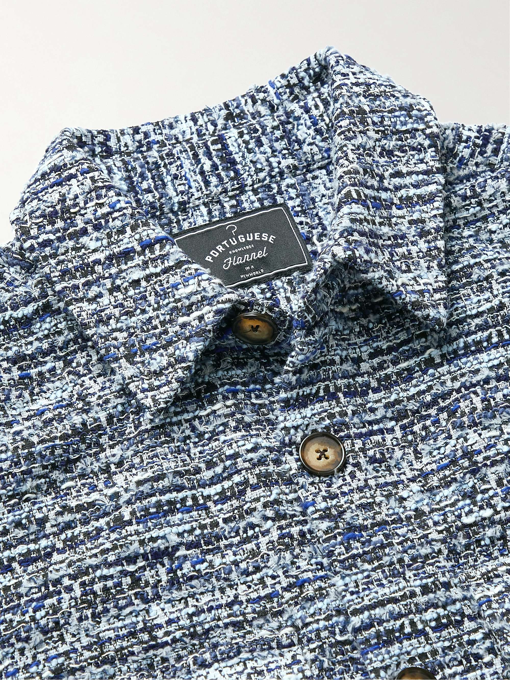 PORTUGUESE FLANNEL Moscatel Cotton-Blend Bouclé Shirt Jacket
