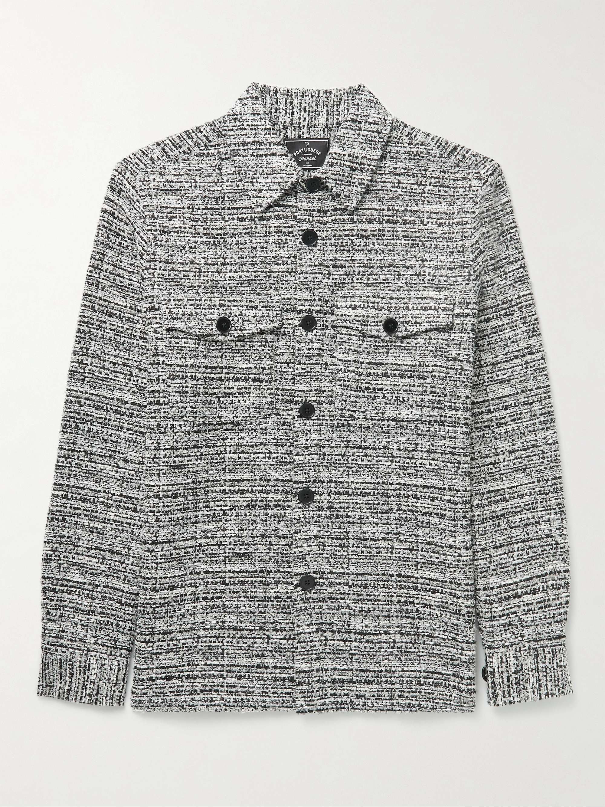 PORTUGUESE FLANNEL Moscatel Cotton-Blend Bouclé Shirt Jacket