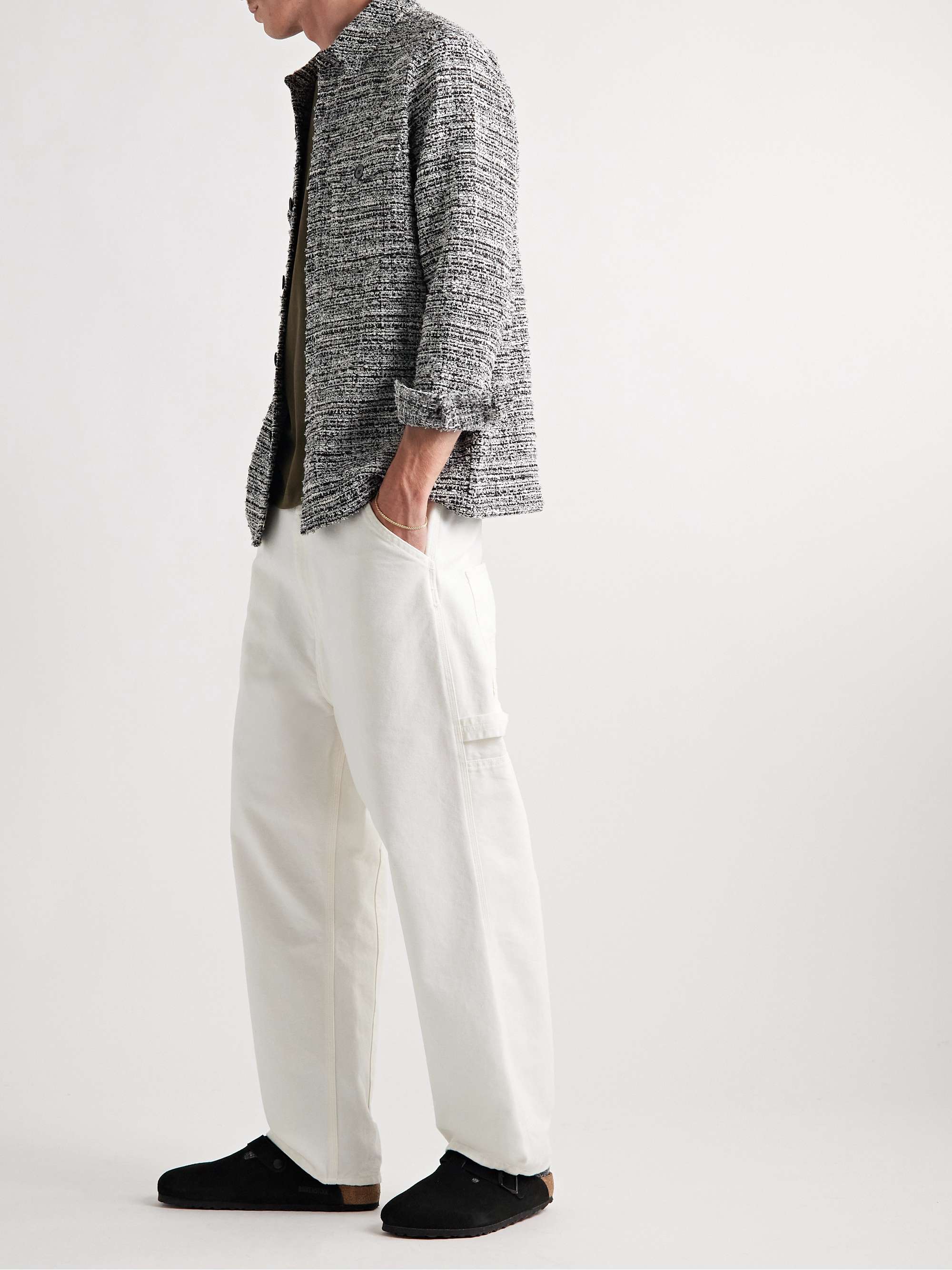 PORTUGUESE FLANNEL Moscatel Cotton-Blend Bouclé Shirt Jacket