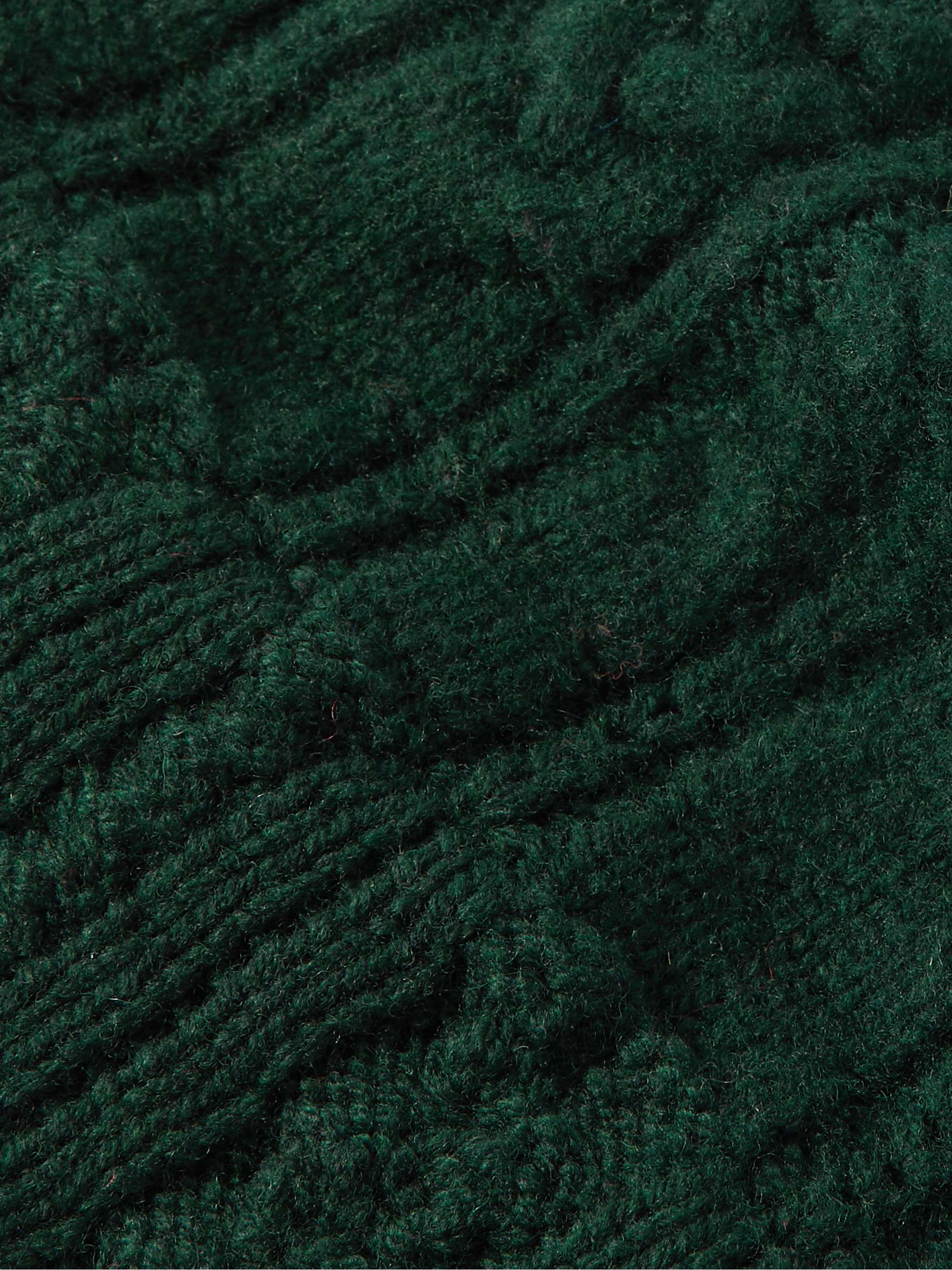 HOWLIN' Festival Cable-Knit Lambswool Beanie