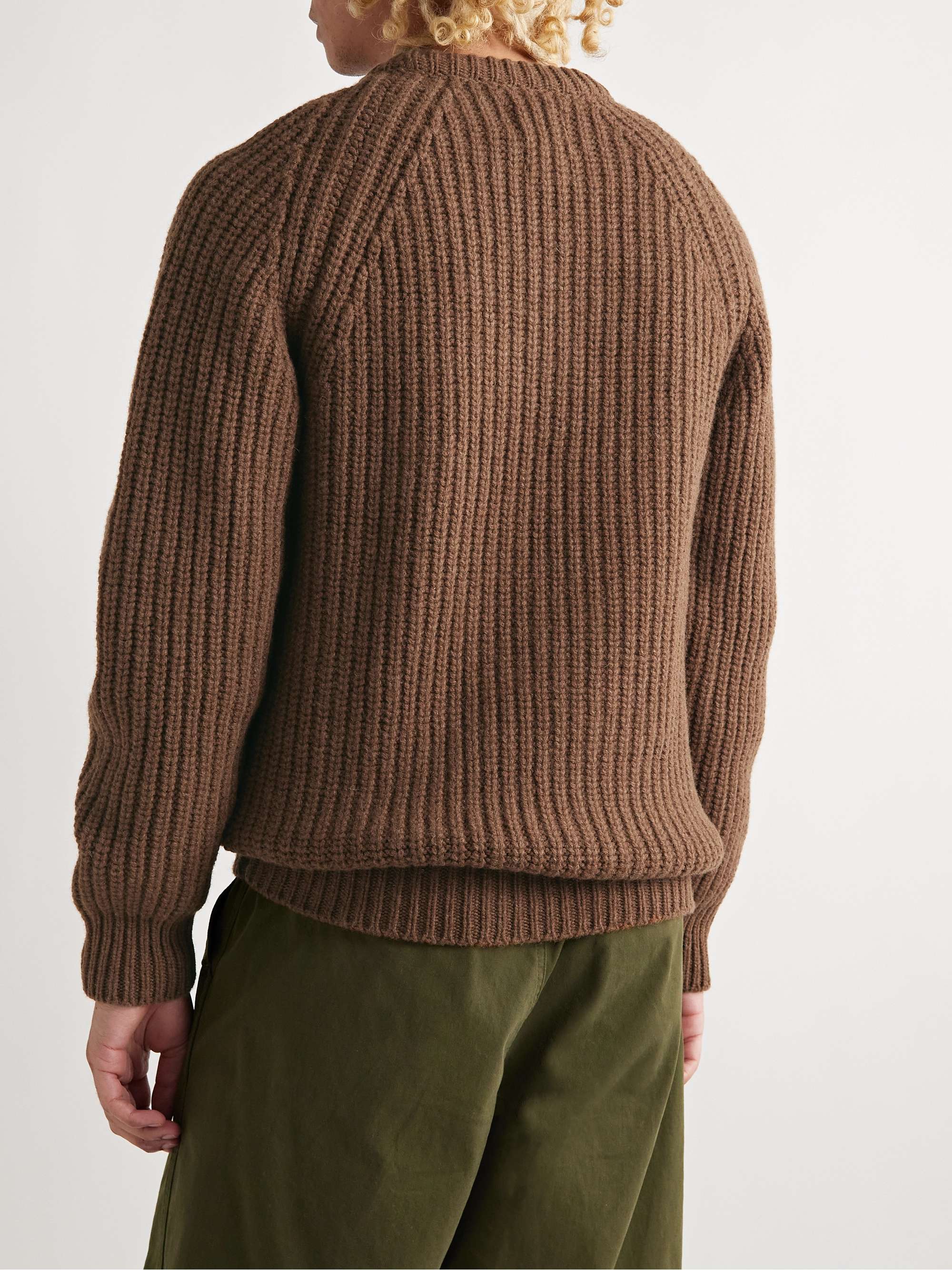 HOWLIN' Mystical Adventure Ribbed Shetland Wool Sweater