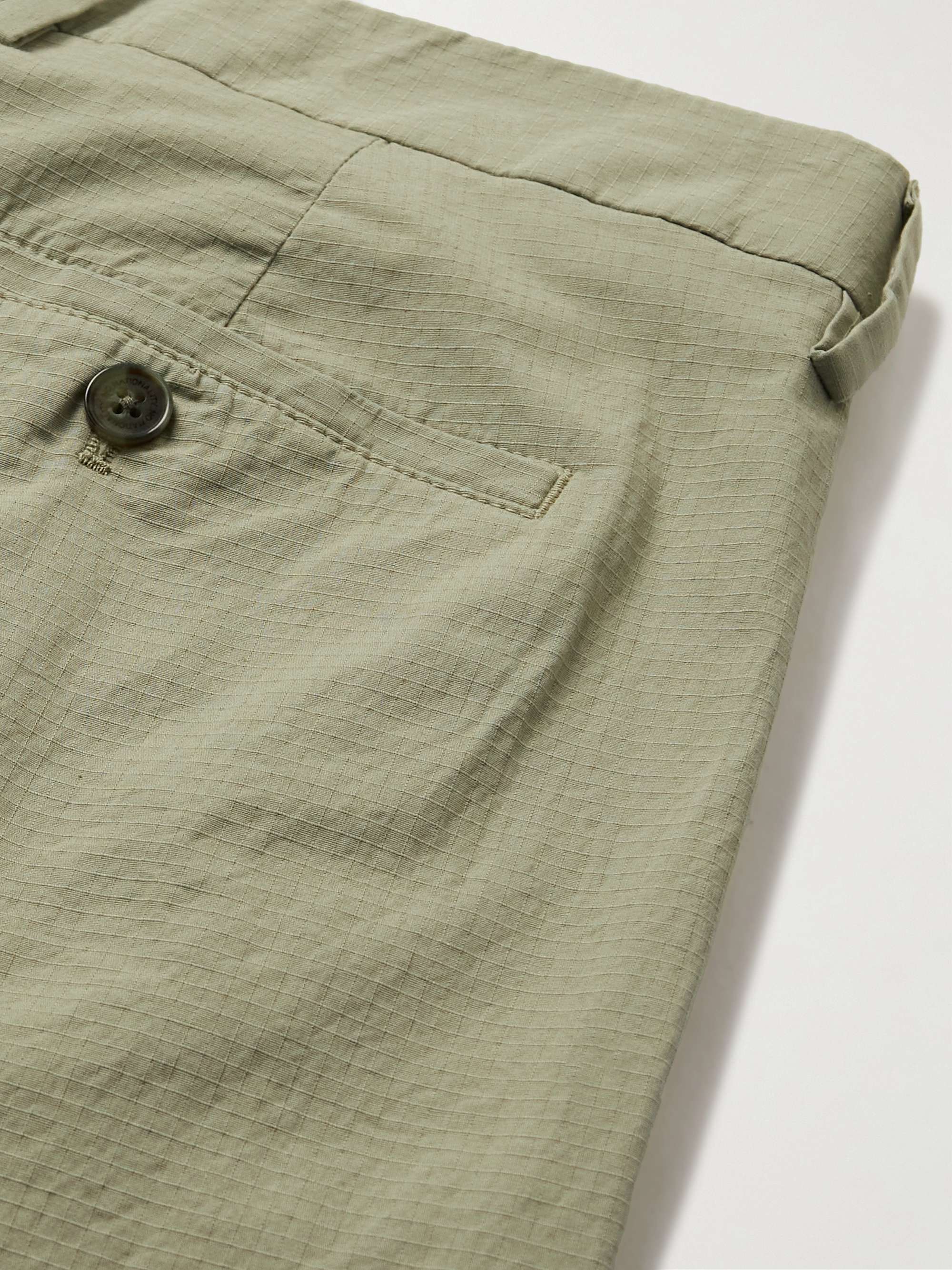 NN07 Bill 1449 Straight-Leg Stretch Organic Cotton Ripstop Shorts