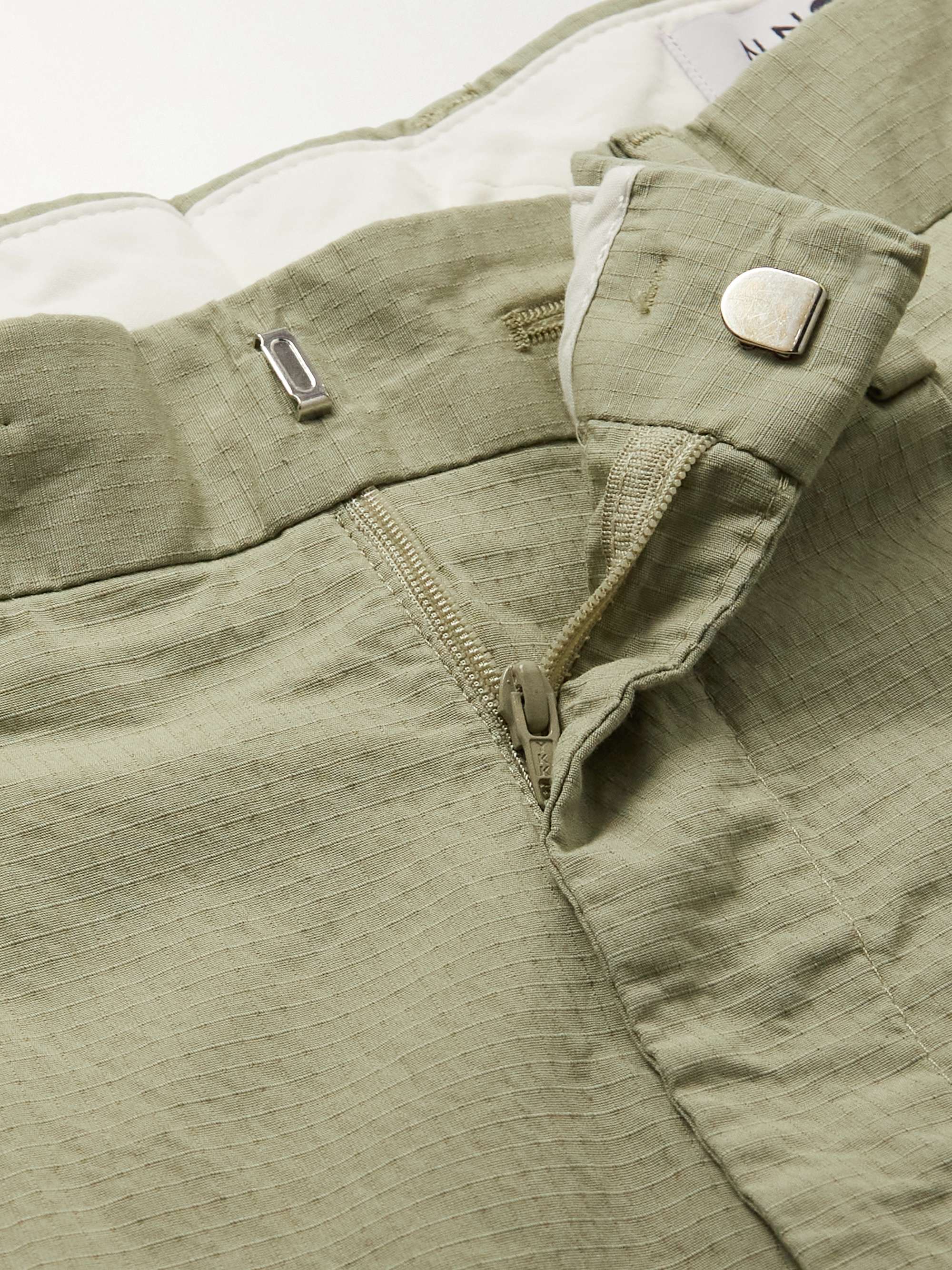 NN07 Bill 1449 Straight-Leg Stretch Organic Cotton Ripstop Shorts