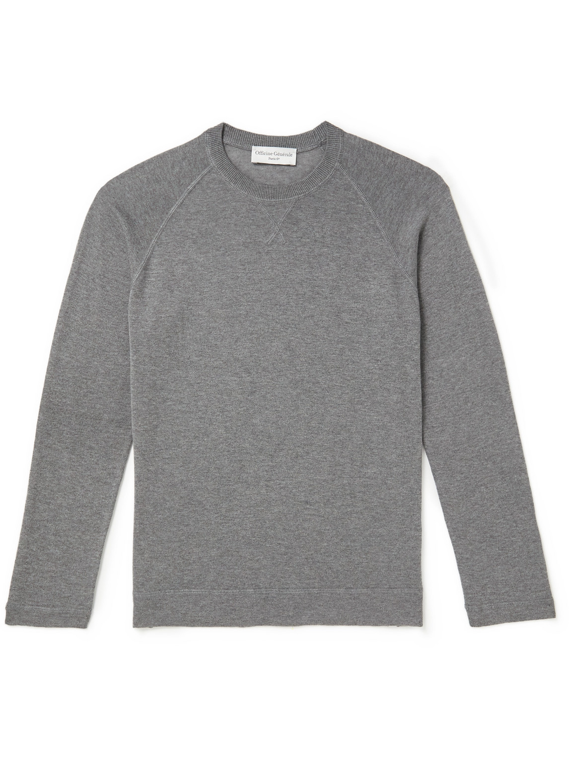 OFFICINE GENERALE NATE COTTON AND LYOCELL-BLEND jumper