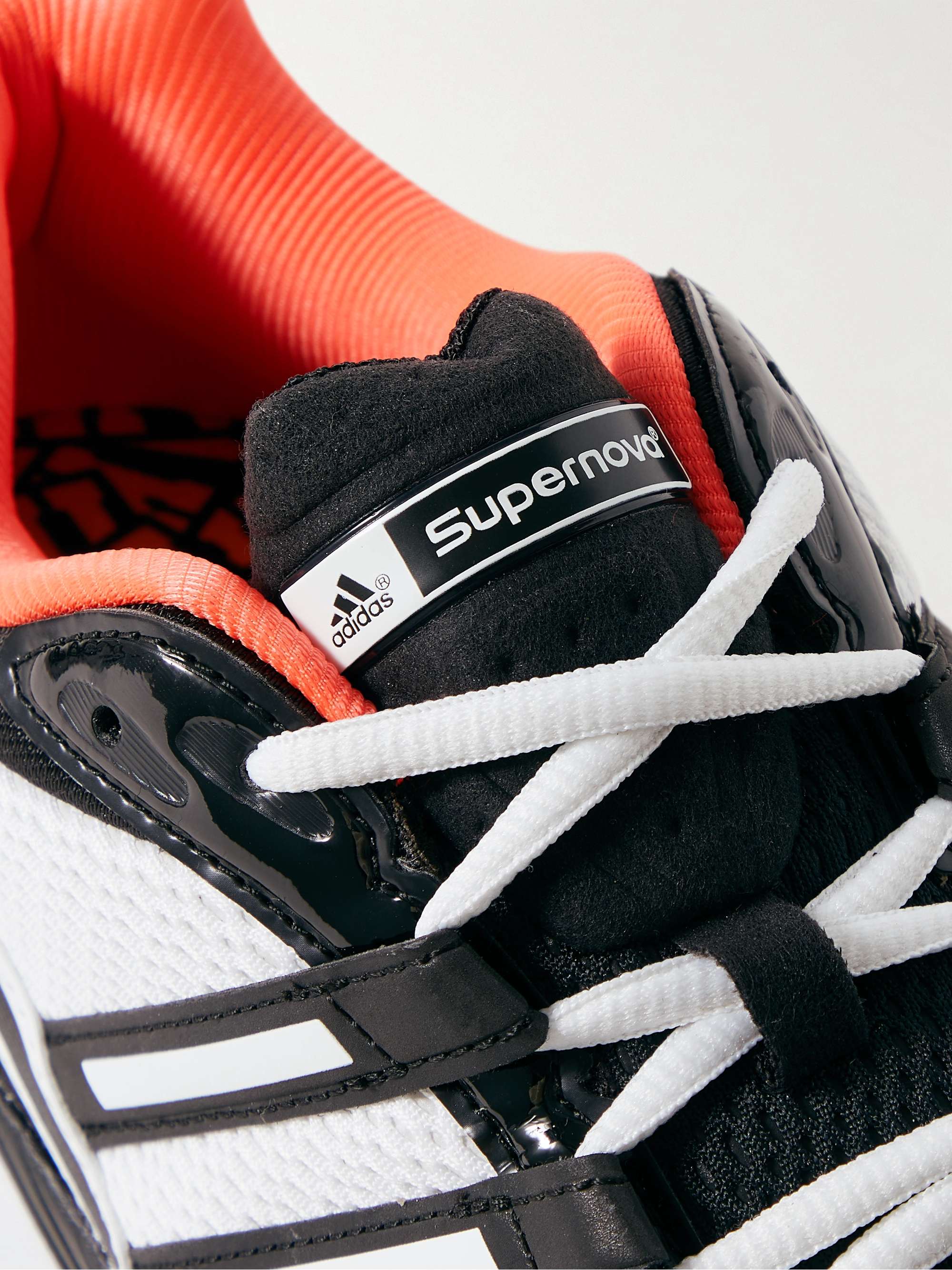 ADIDAS ORIGINALS + IRAK Supernova Cushion 7 Faux Suede and Leather-Trimmed Mesh Sneakers