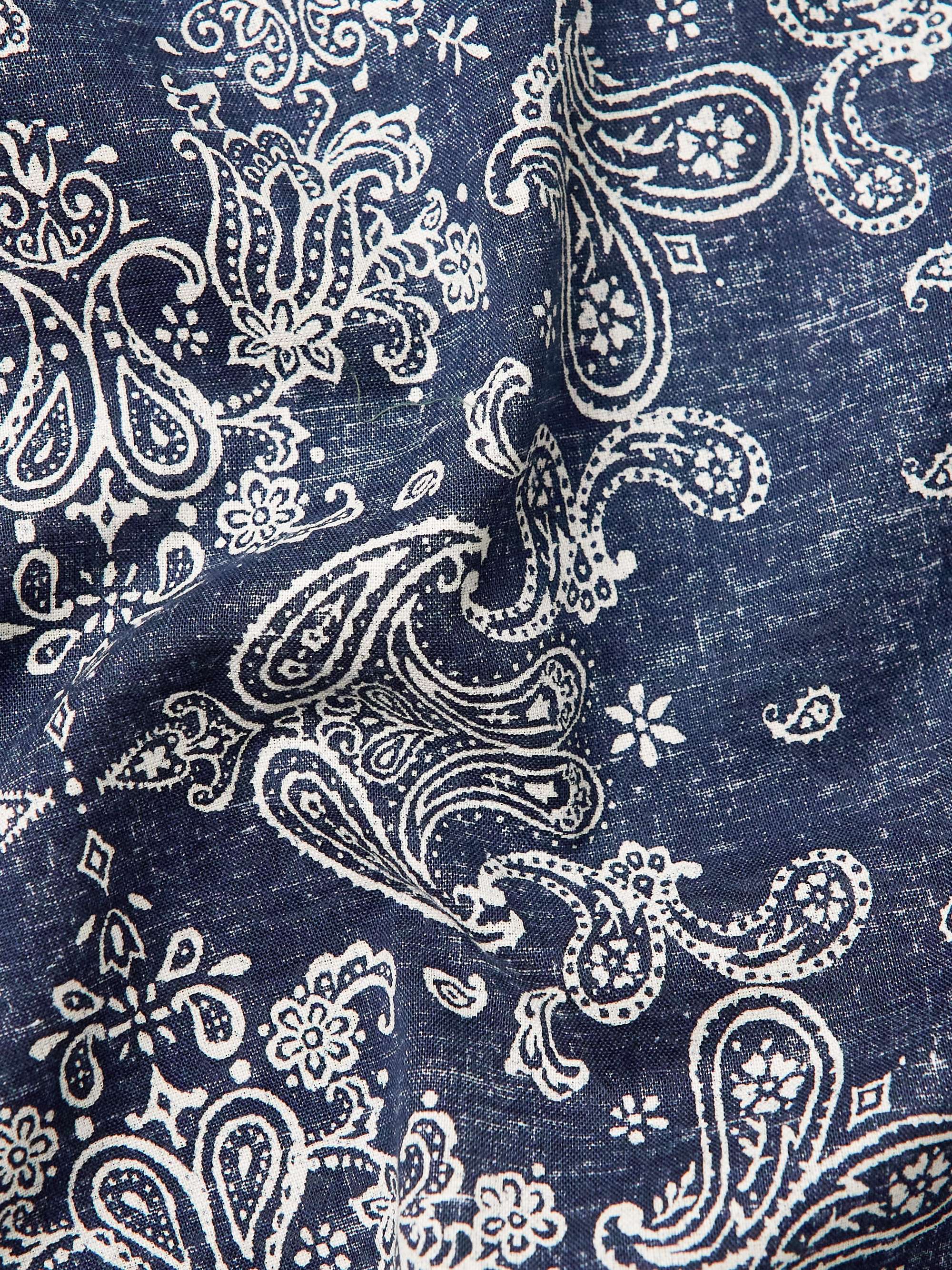 OFFICINE GÉNÉRALE Eren Camp-Collar Paisley-Print Cotton Shirt