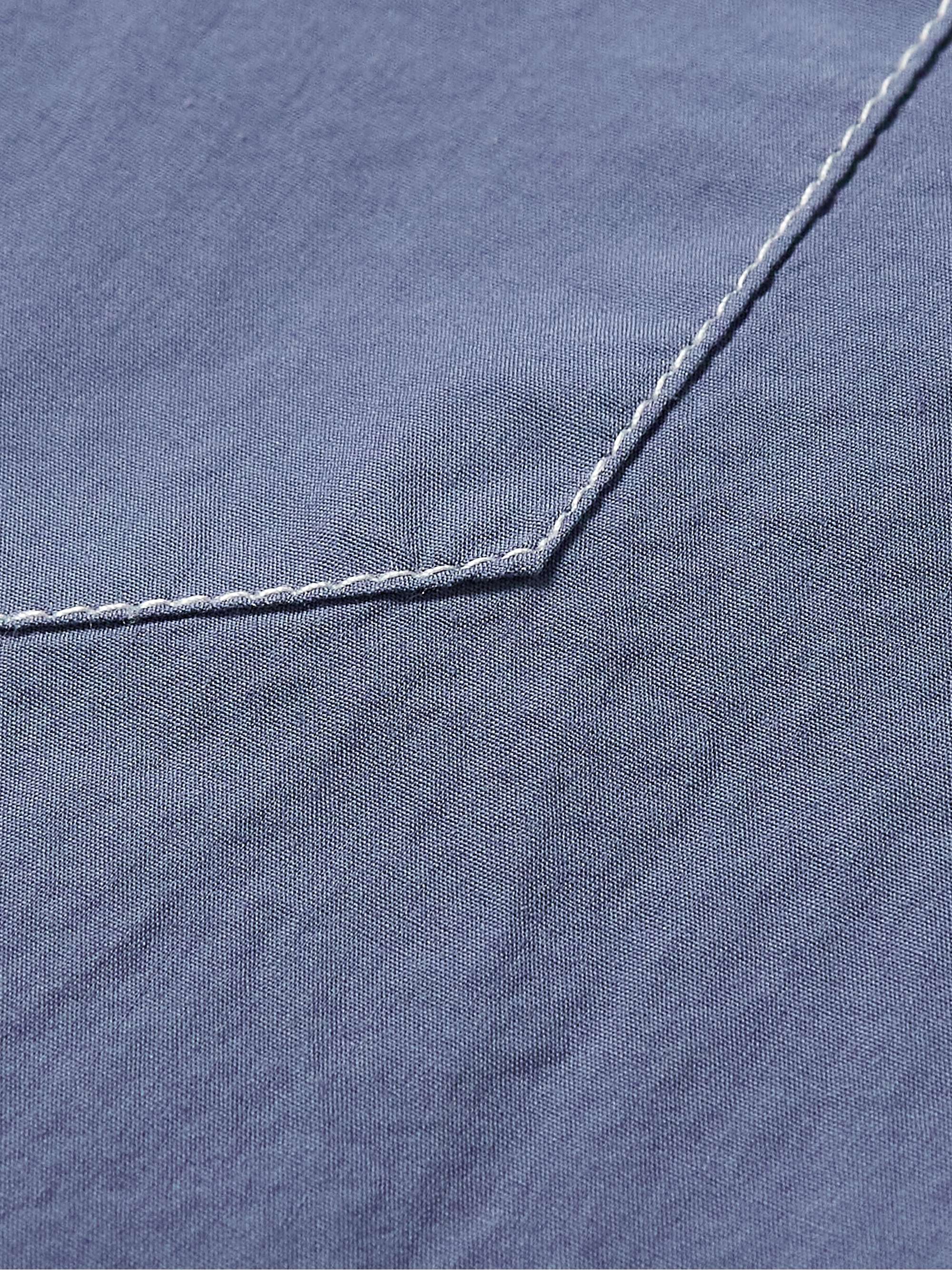 OFFICINE GÉNÉRALE Emory Garment-Dyed Cotton-Poplin Shirt