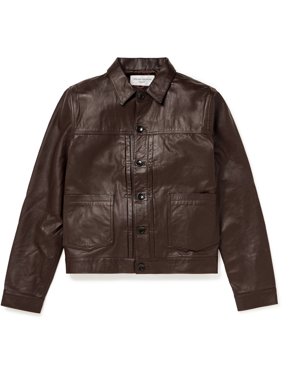 Officine Générale Leo Leather Jacket