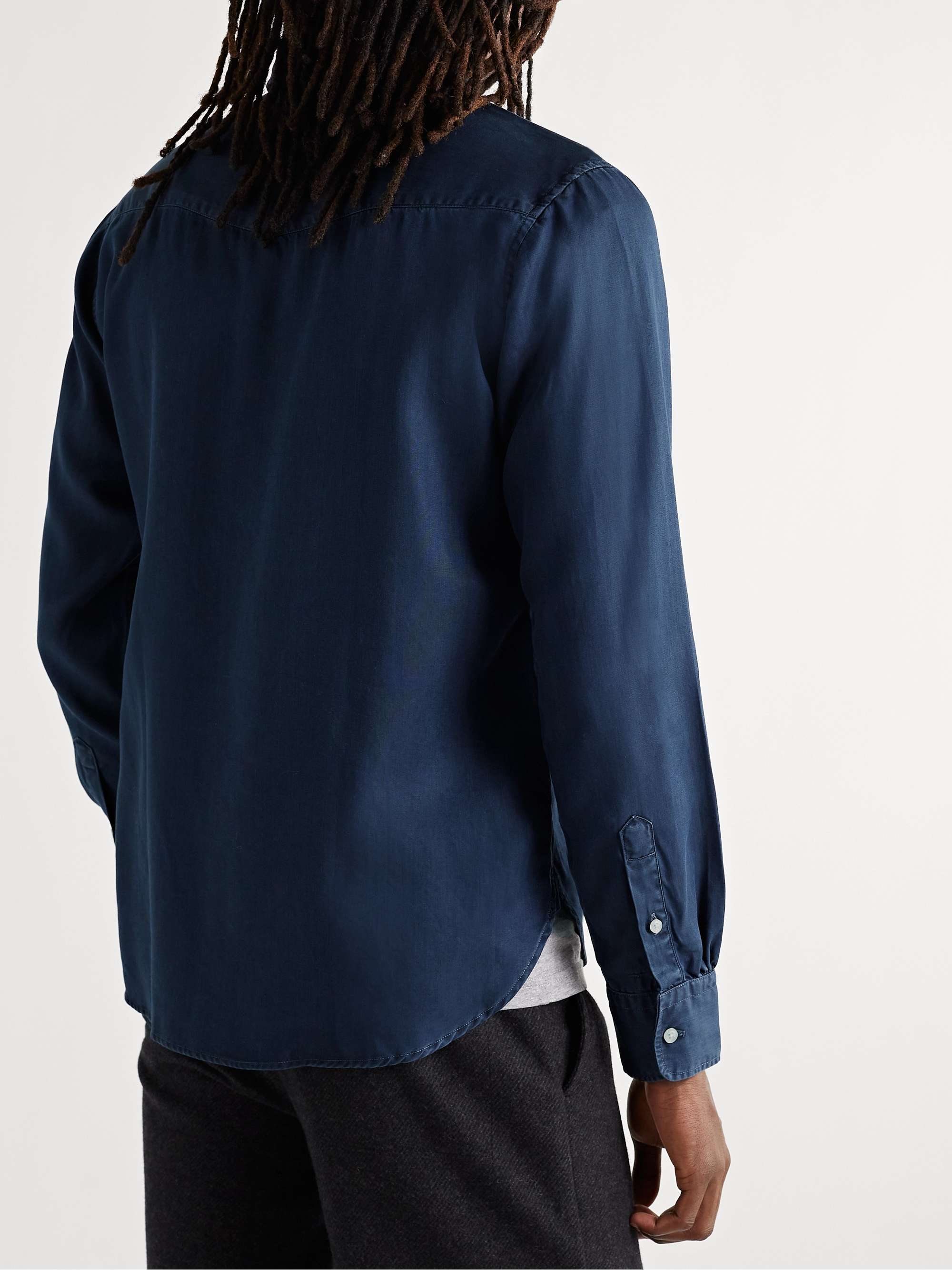 OFFICINE GÉNÉRALE Giacomo Lyocell-Chambray Shirt