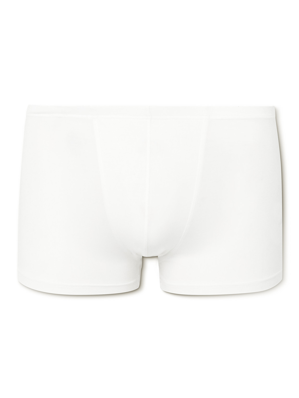 Shop Zimmerli Stretch-micro Modal Boxer Briefs In White