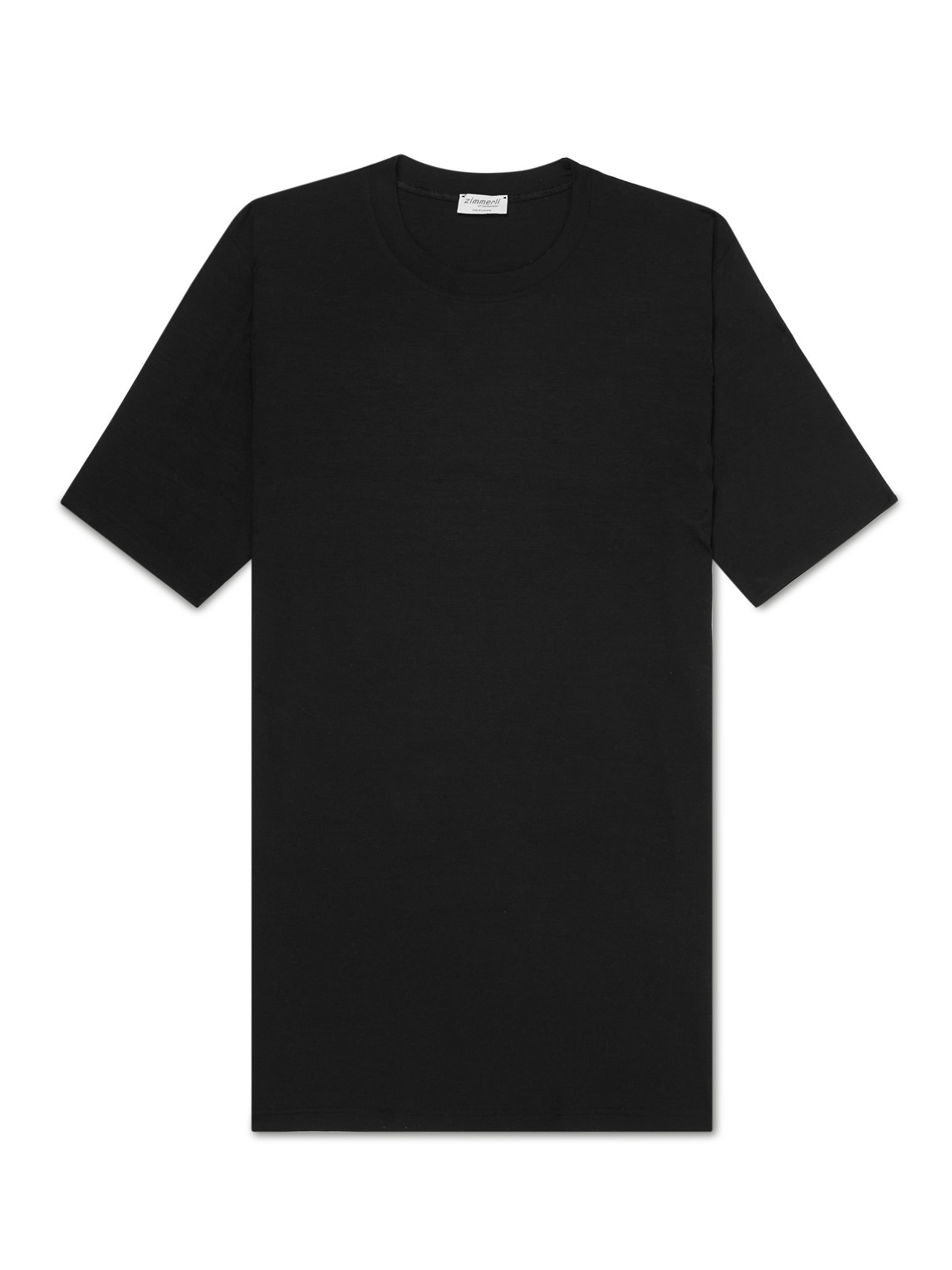 Zimmerli Pureness Stretch-micro Modal T-shirt In Black