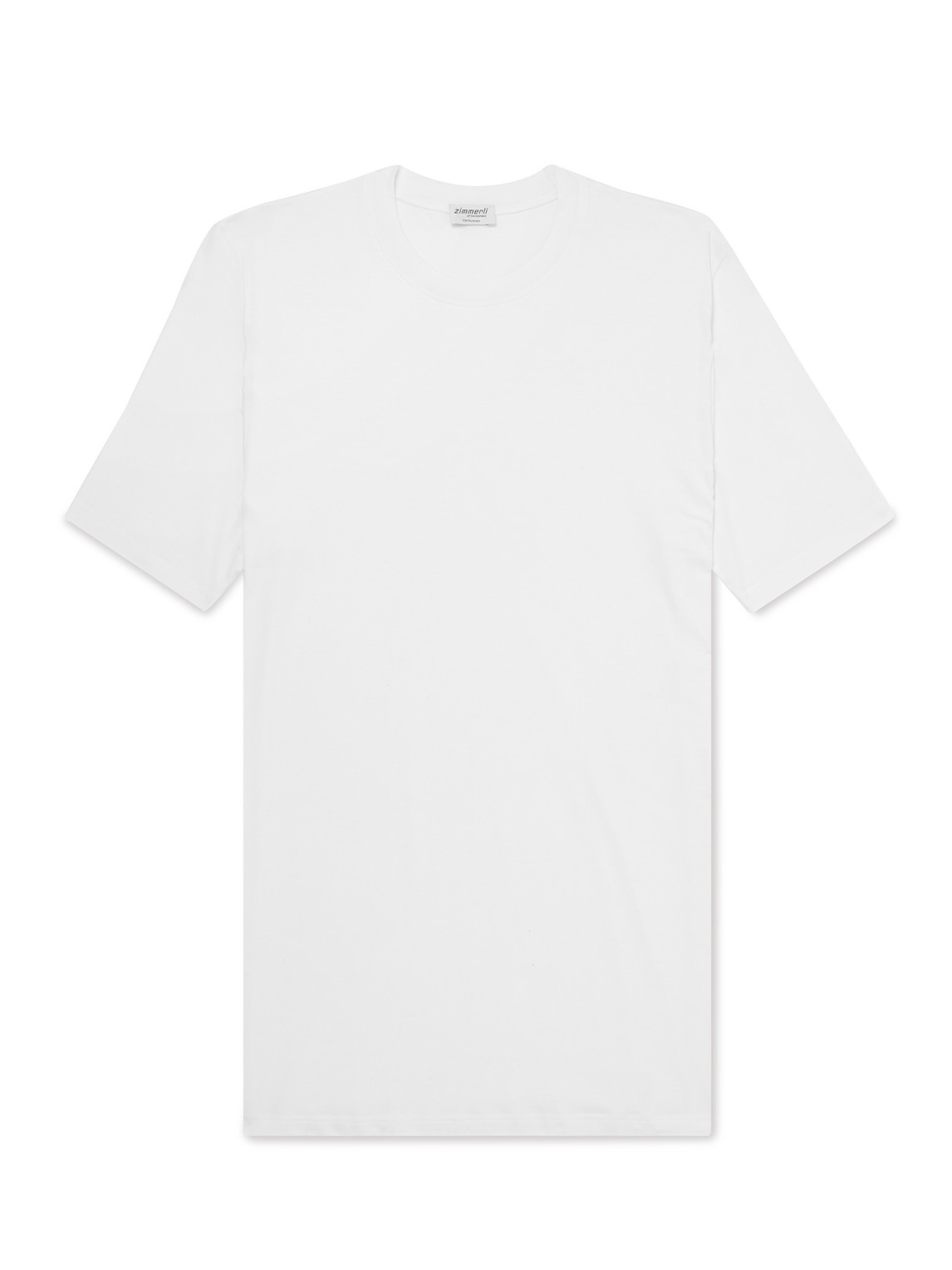 Shop Zimmerli Pureness Stretch-micro Modal T-shirt In White