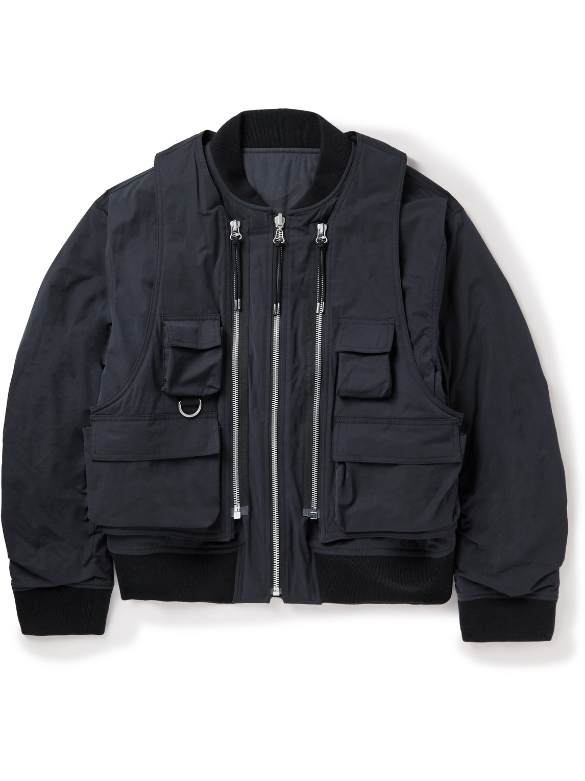 Applied Art Forms CM1-5 Convertible Padded Shell Bomber Jacket