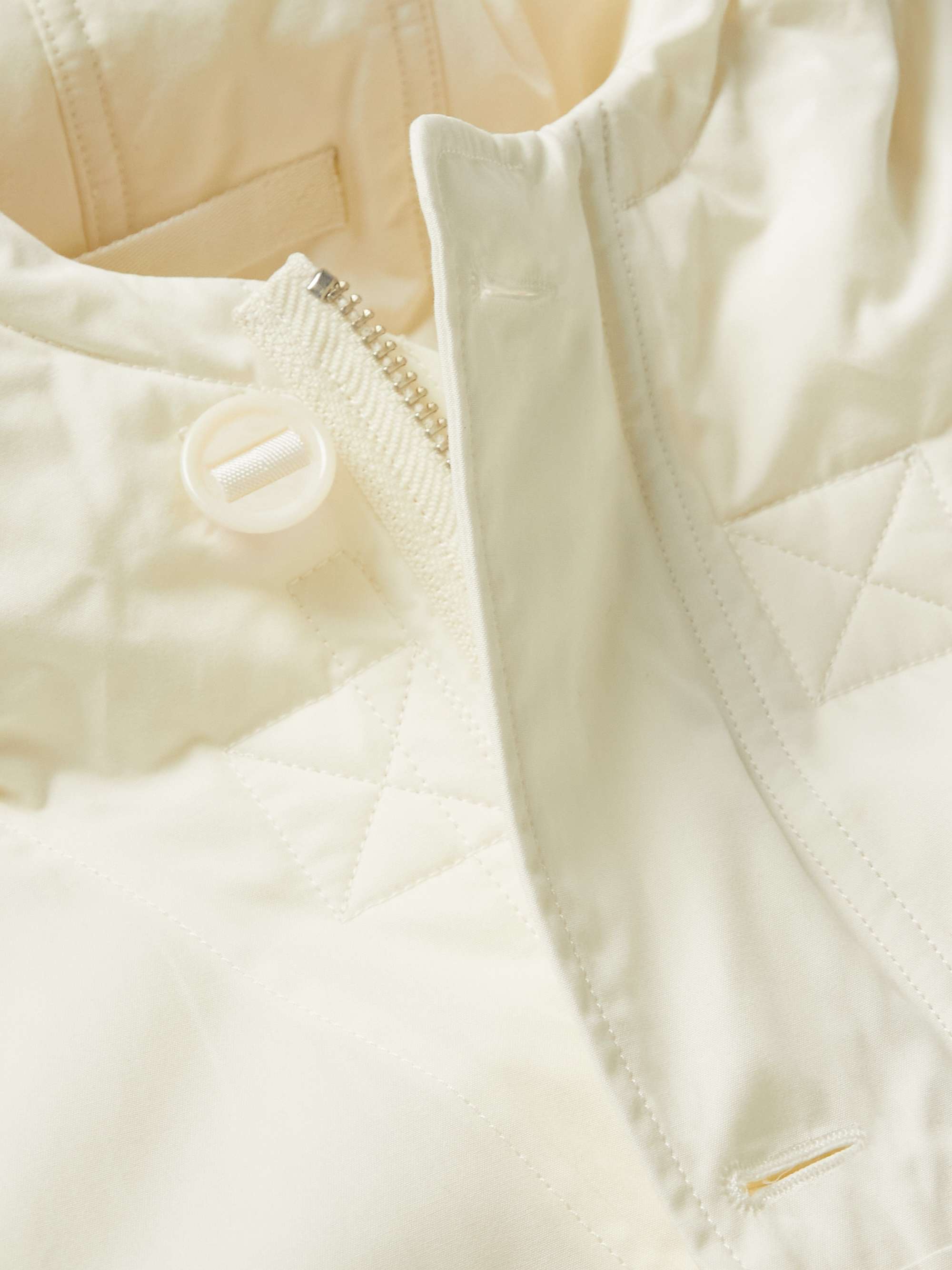 APPLIED ART FORMS CM1-1 Padded Cotton-Gabardine Hooded Jacket