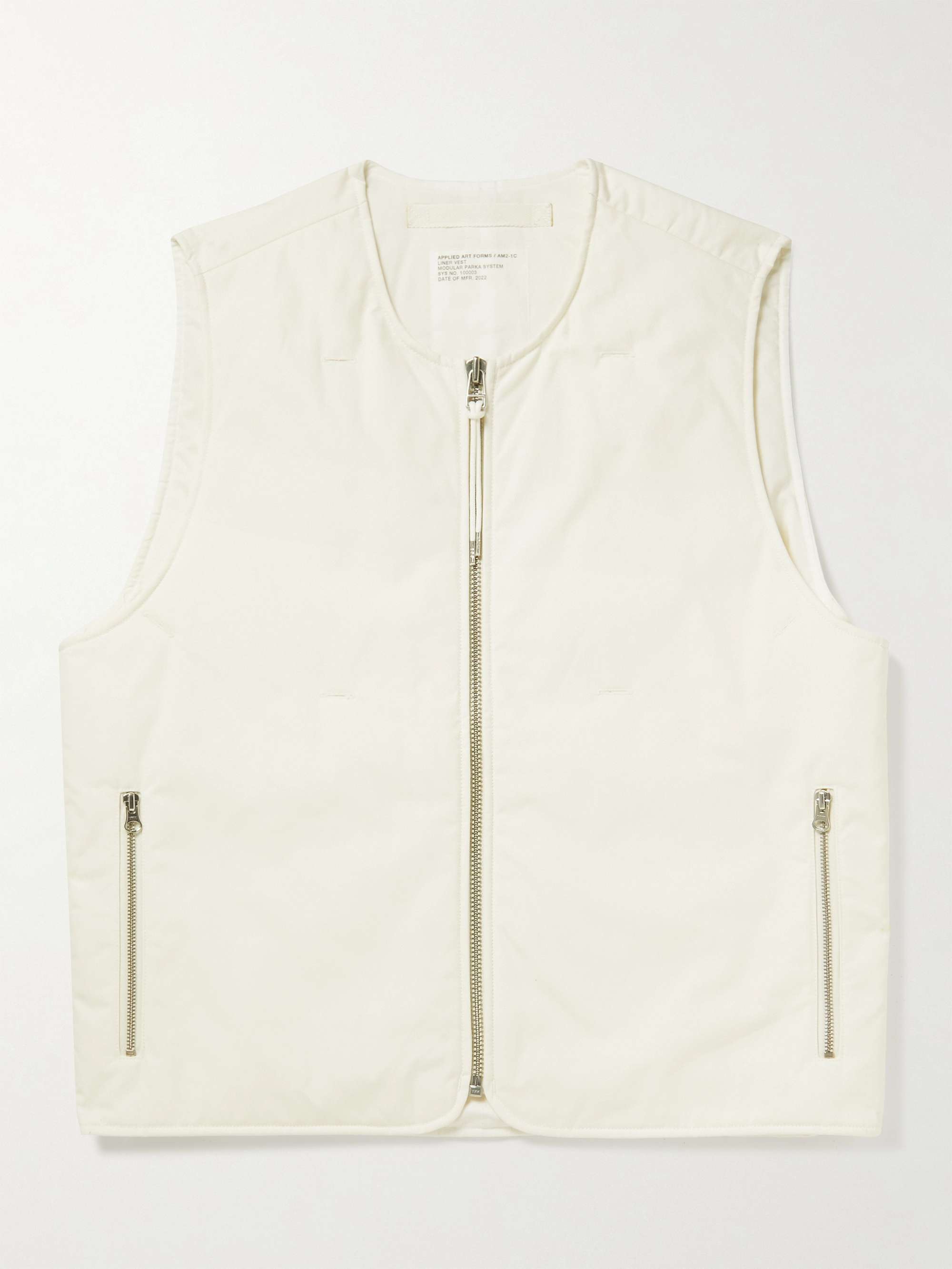 APPLIED ART FORMS AM2-1C Cotton-Canvas Gilet