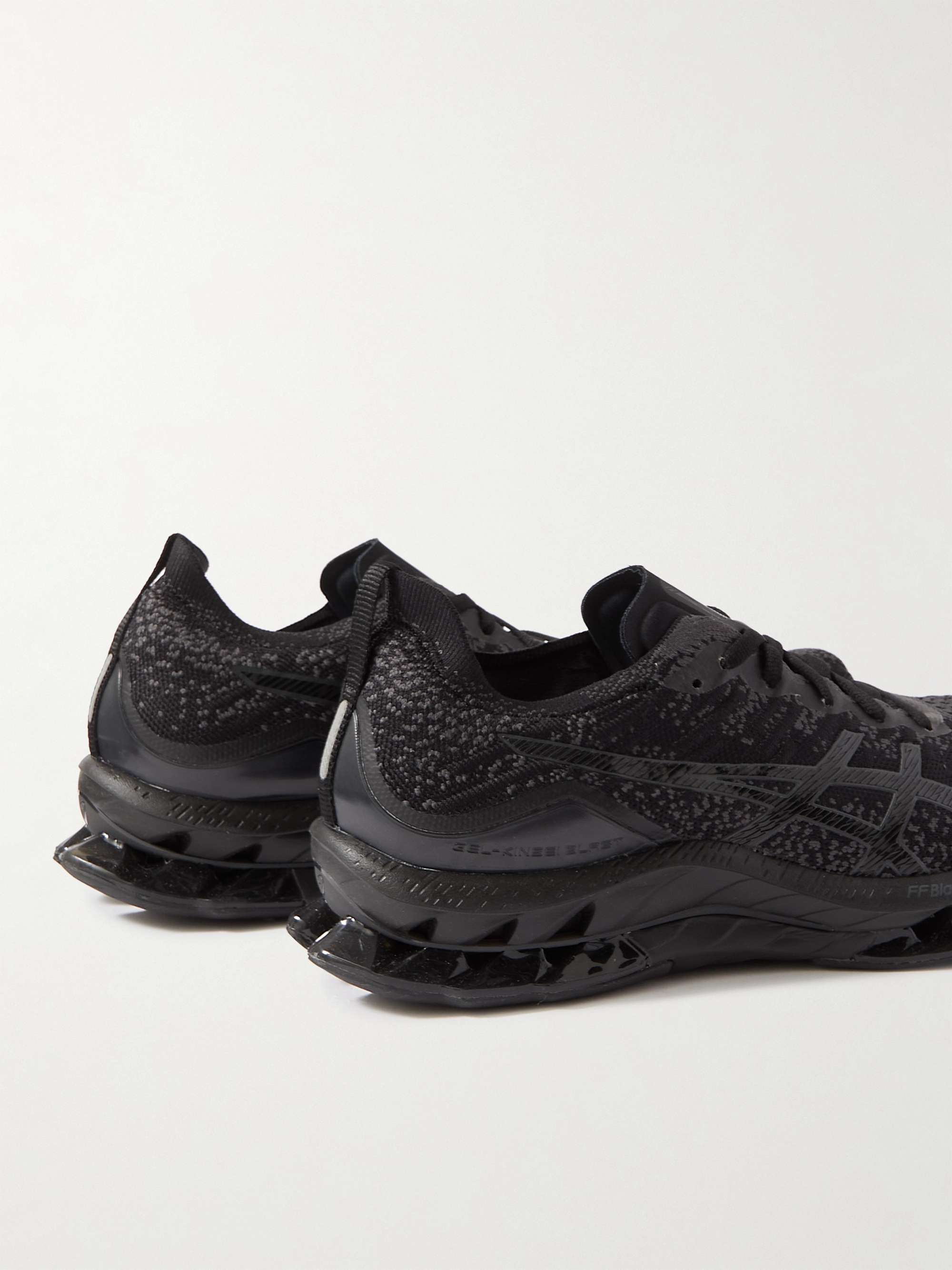 ASICS Kinsei Blast Rubber-Trimmed Mesh Running Sneakers