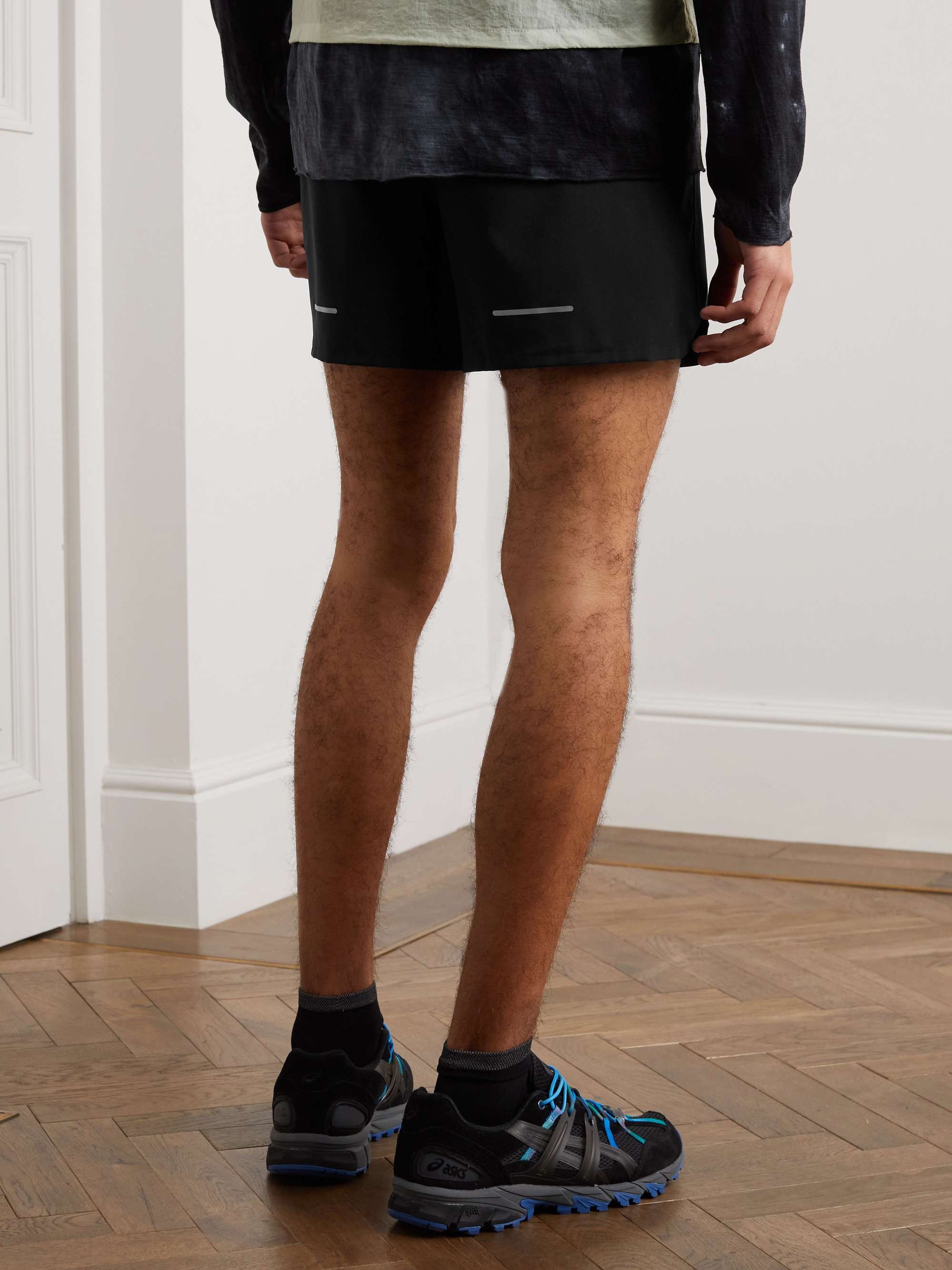ASICS Road 2-in-1 Straight-Leg Recycled-Shell Shorts