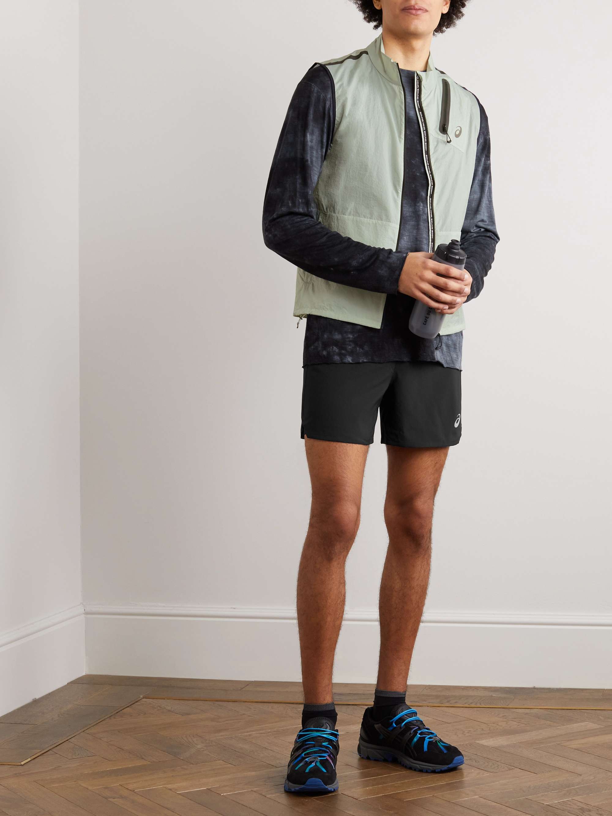ASICS Road 2-in-1 Straight-Leg Recycled-Shell Shorts