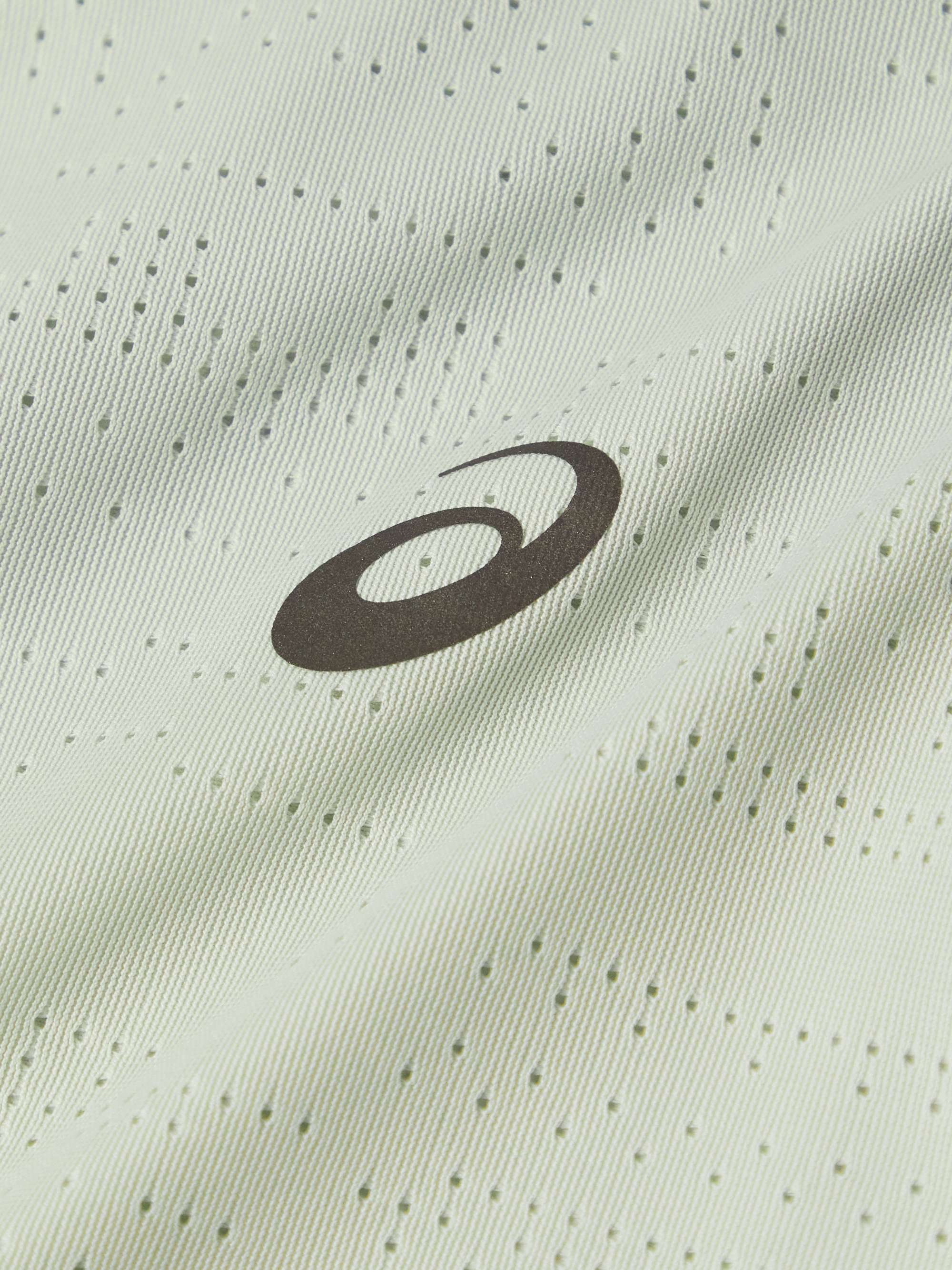 ASICS Ventilate Logo-Print Perforated Recycled-Jersey T-Shirt