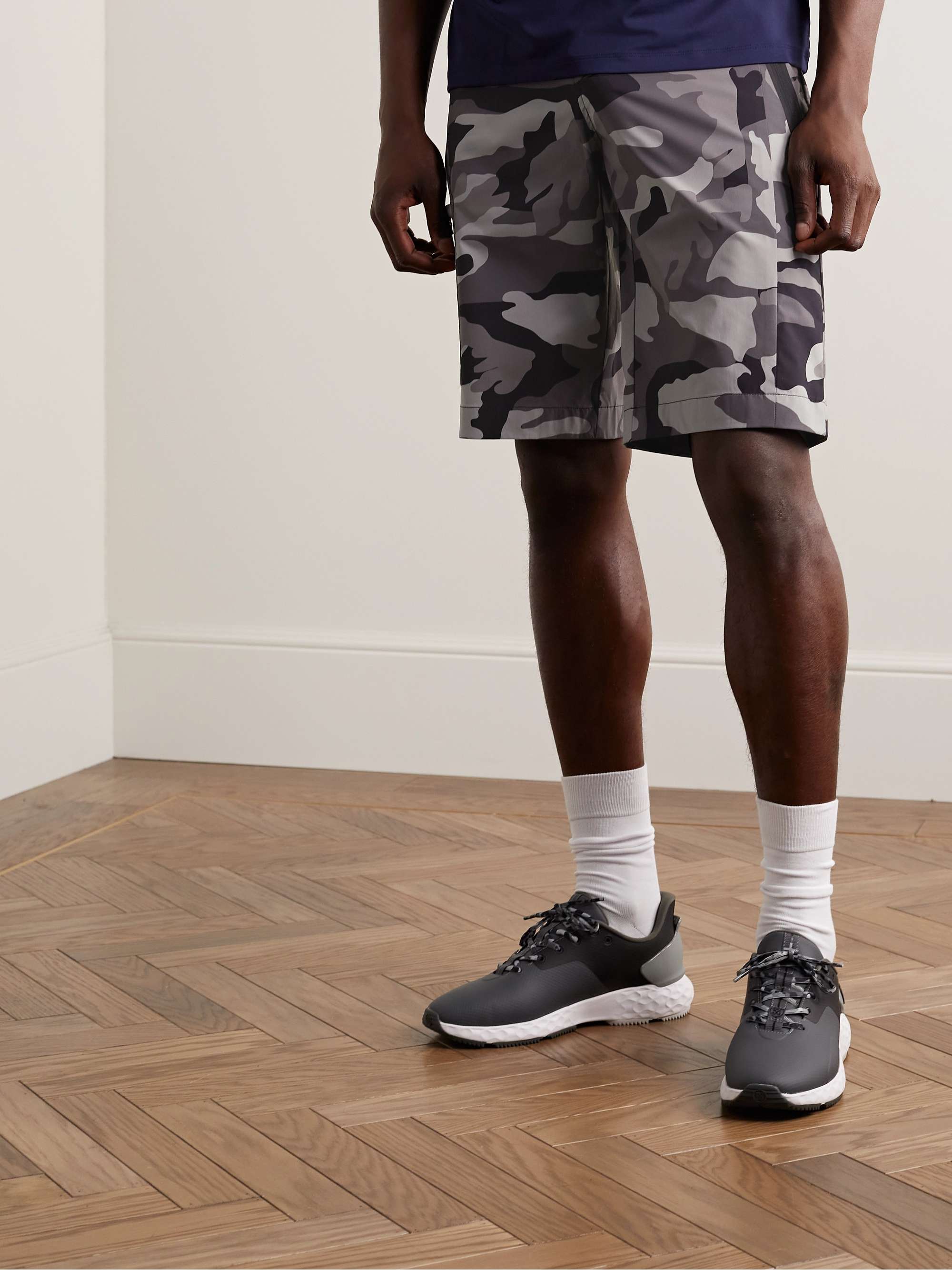 BOGNER Milo Slim-Fit Camouflage-Print Shell Golf Shorts