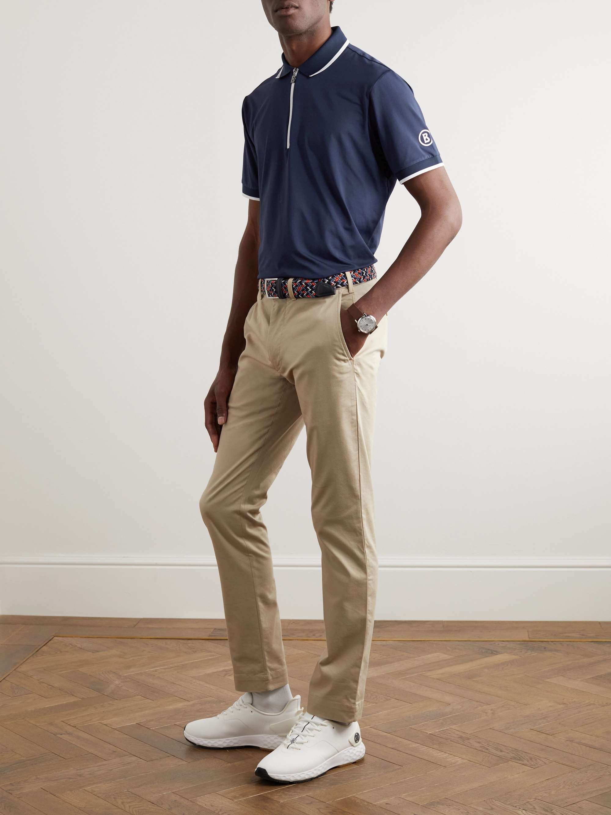 BOGNER Stretch-Jersey Polo Shirt