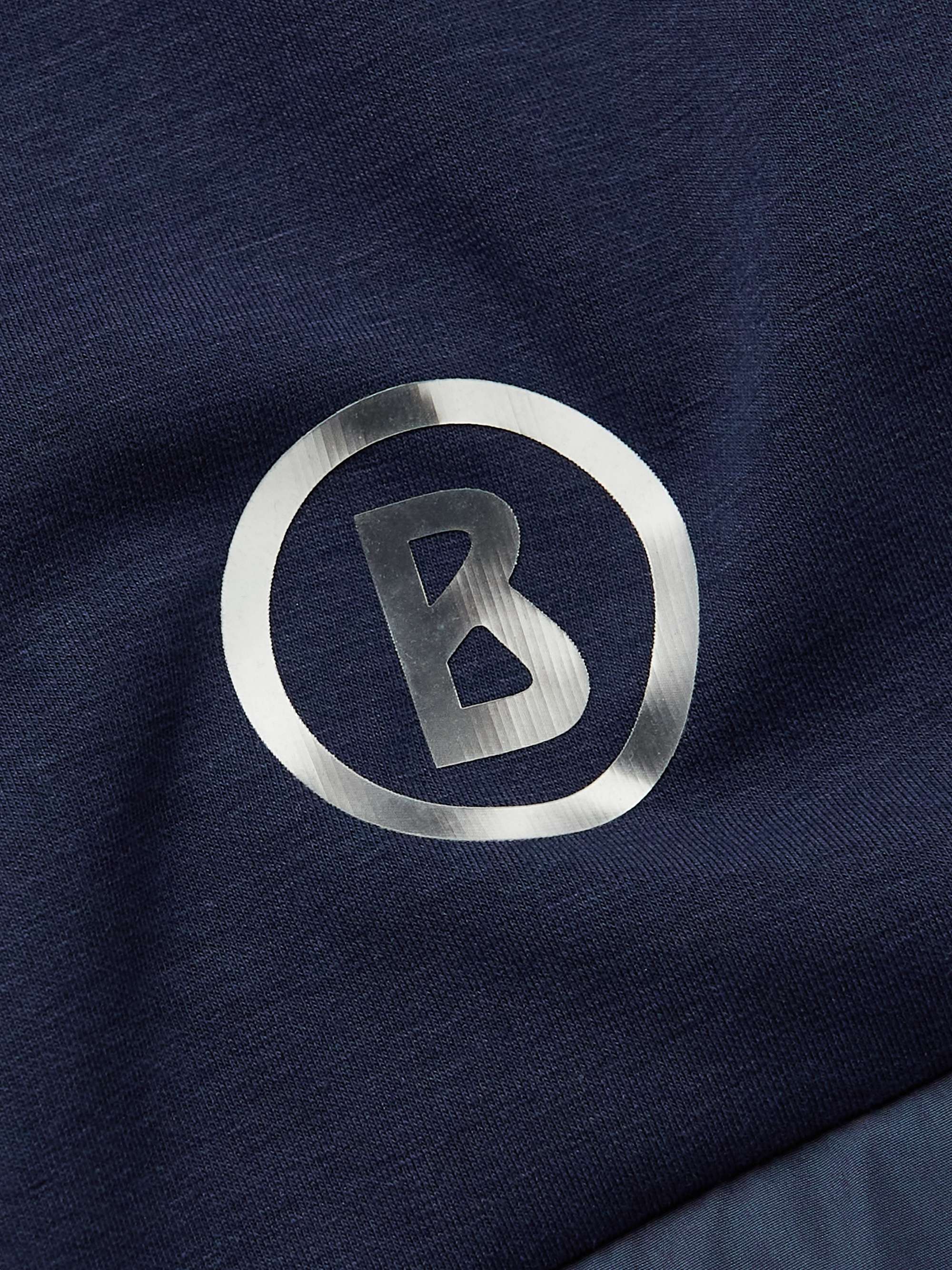 BOGNER Logo-Print Shell and Stretch-Jersey Padded Jacket