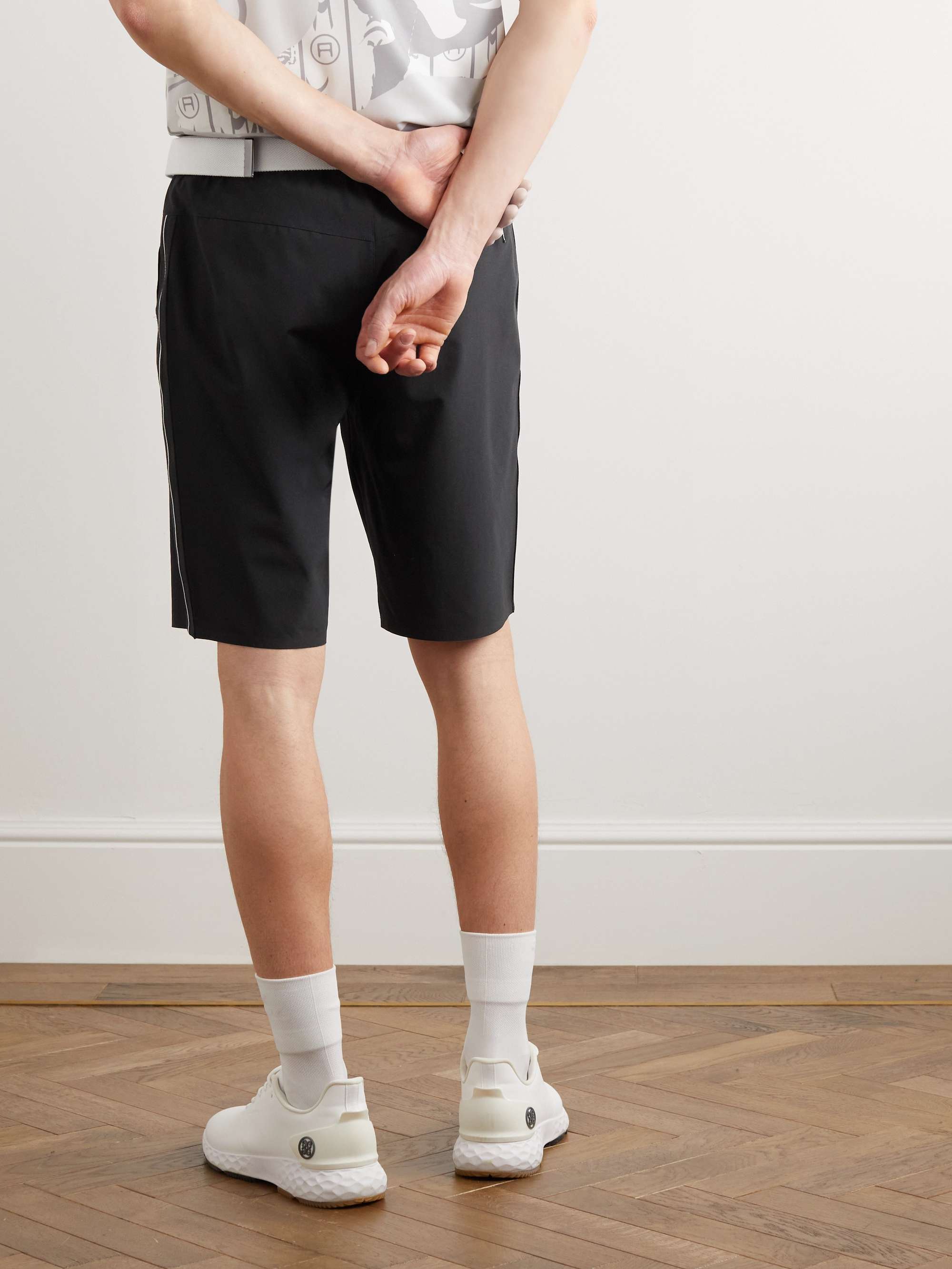 BOGNER Vilson Straight-Leg Stretch-Shell Golf Shorts