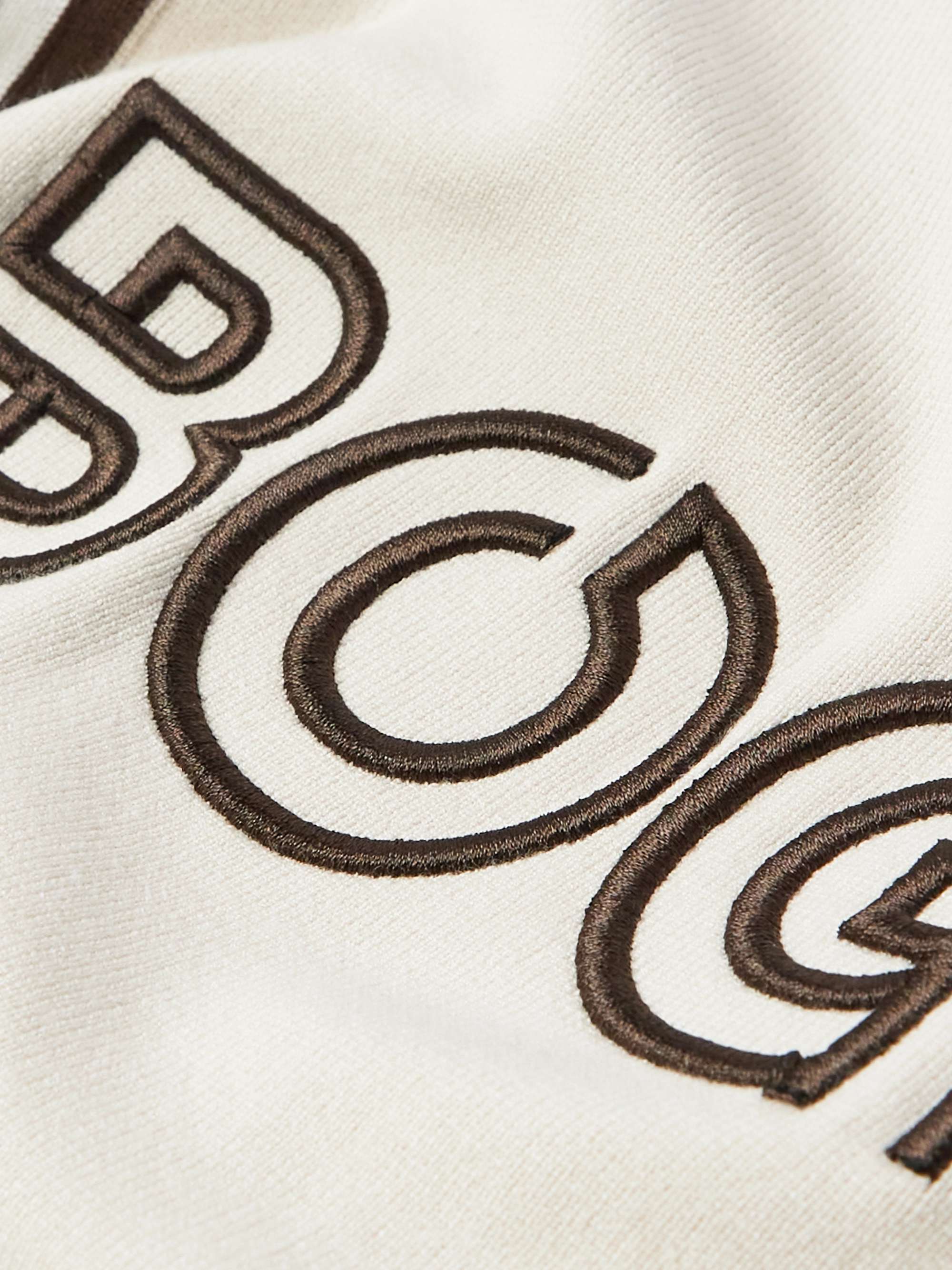 BOGNER Theodor Logo-Embroidered Stretch-Knit Golf Bomber Jacket