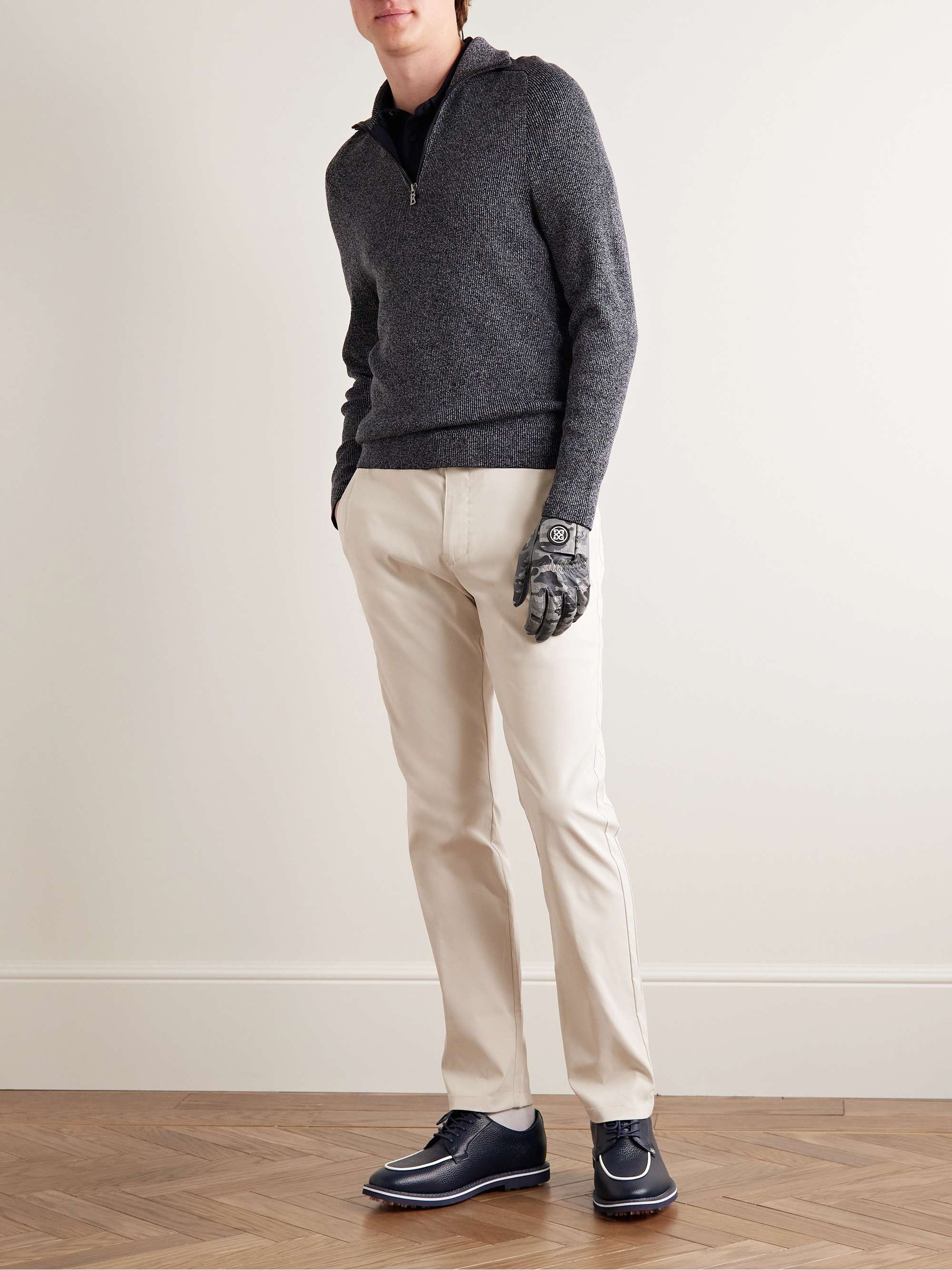 BOGNER Anian Slim-Fit Straight-Leg Woven Golf Trousers