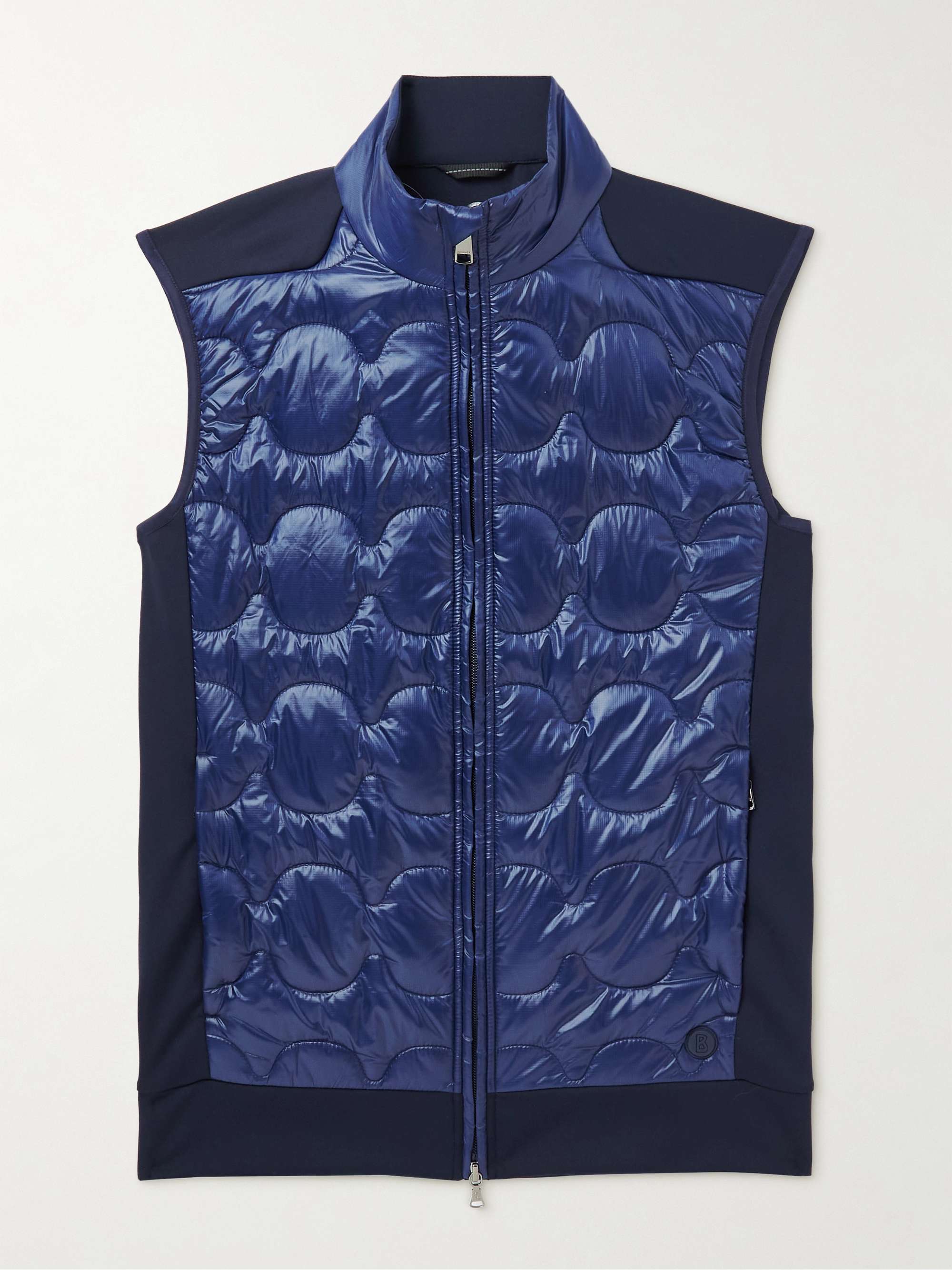 BOGNER Torin Quilted Ripstop and Stretch-Jersey Gilet