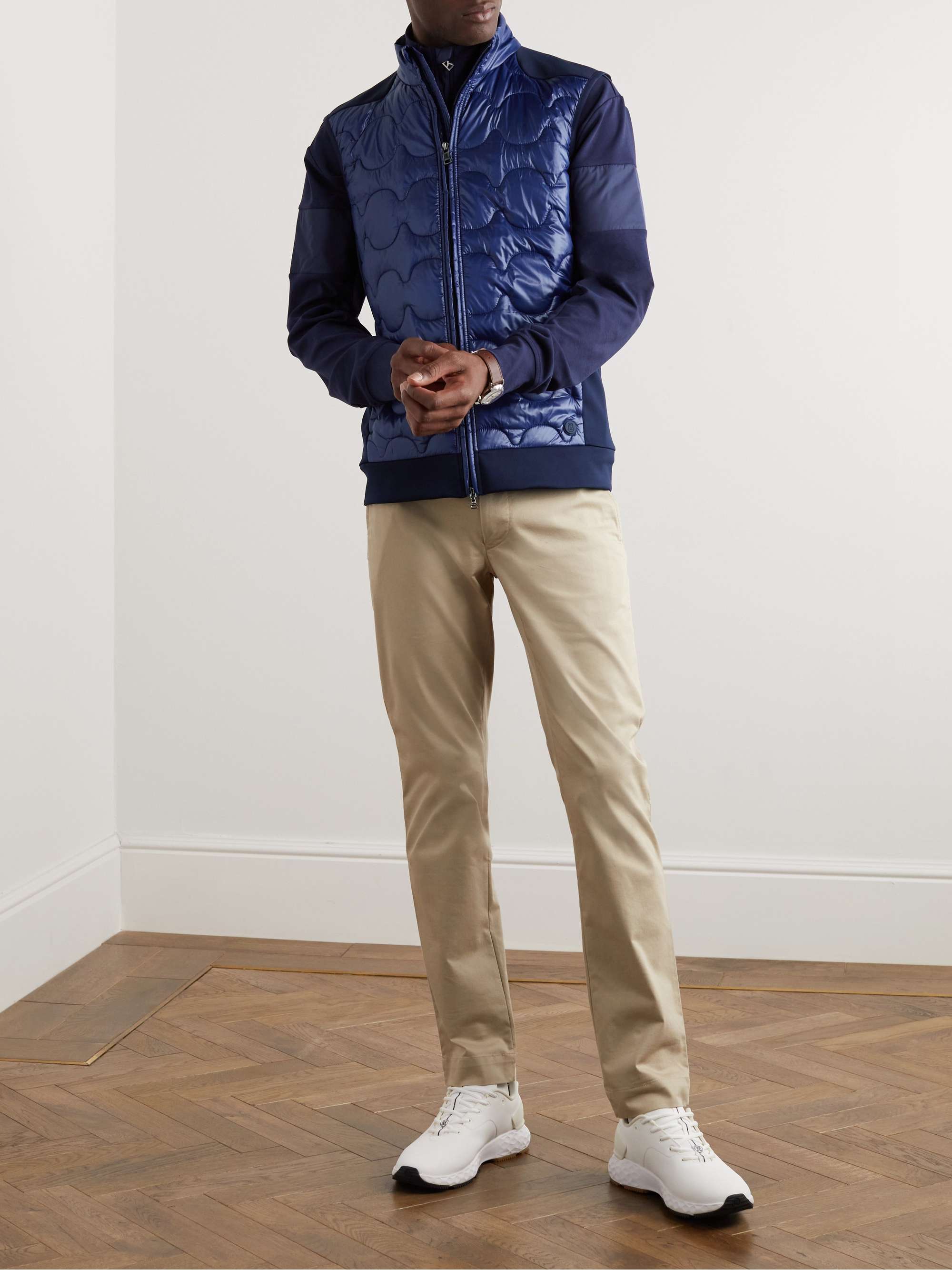 BOGNER Torin Quilted Ripstop and Stretch-Jersey Gilet
