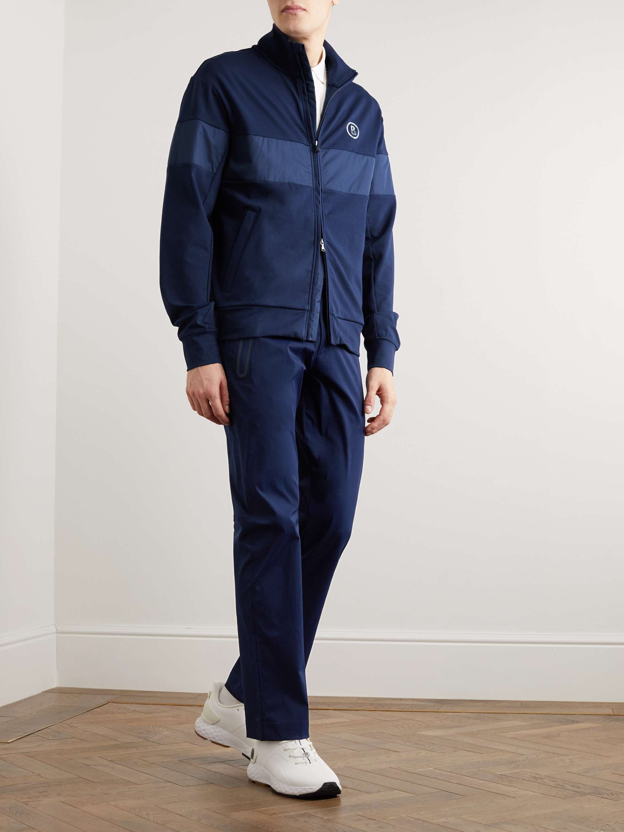 BOGNER Nael Straight-Leg Stretch-Twill Golf Trousers