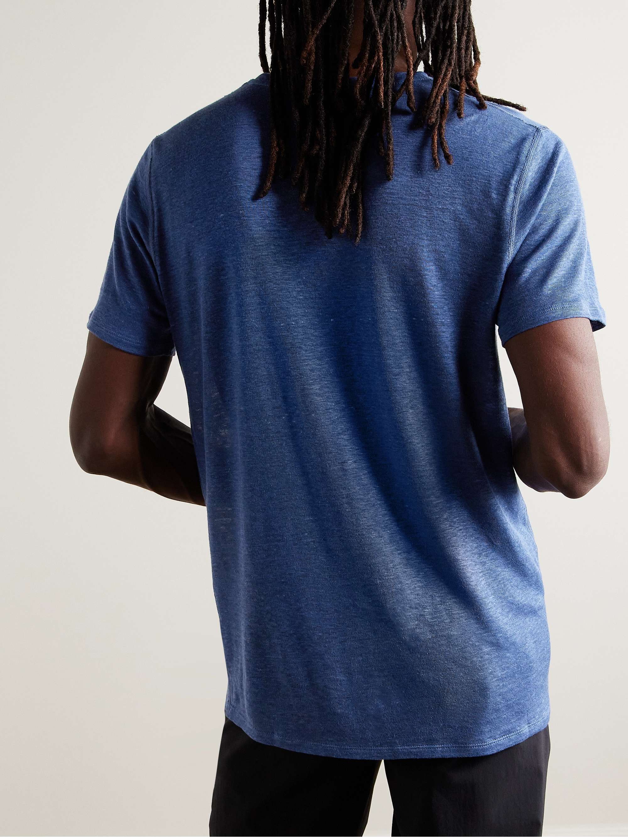 DISTRICT VISION Logo-Print Hemp Running T-Shirt