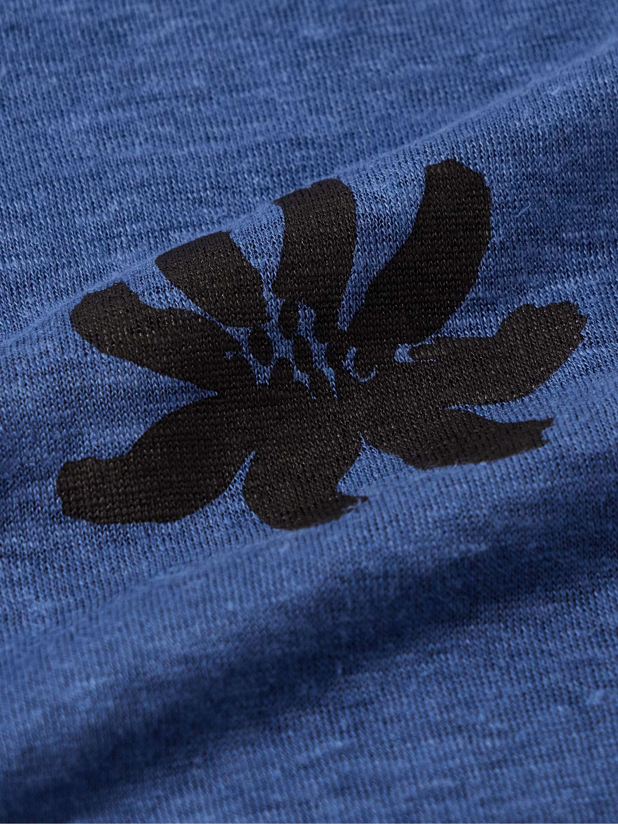 DISTRICT VISION Logo-Print Hemp Running T-Shirt