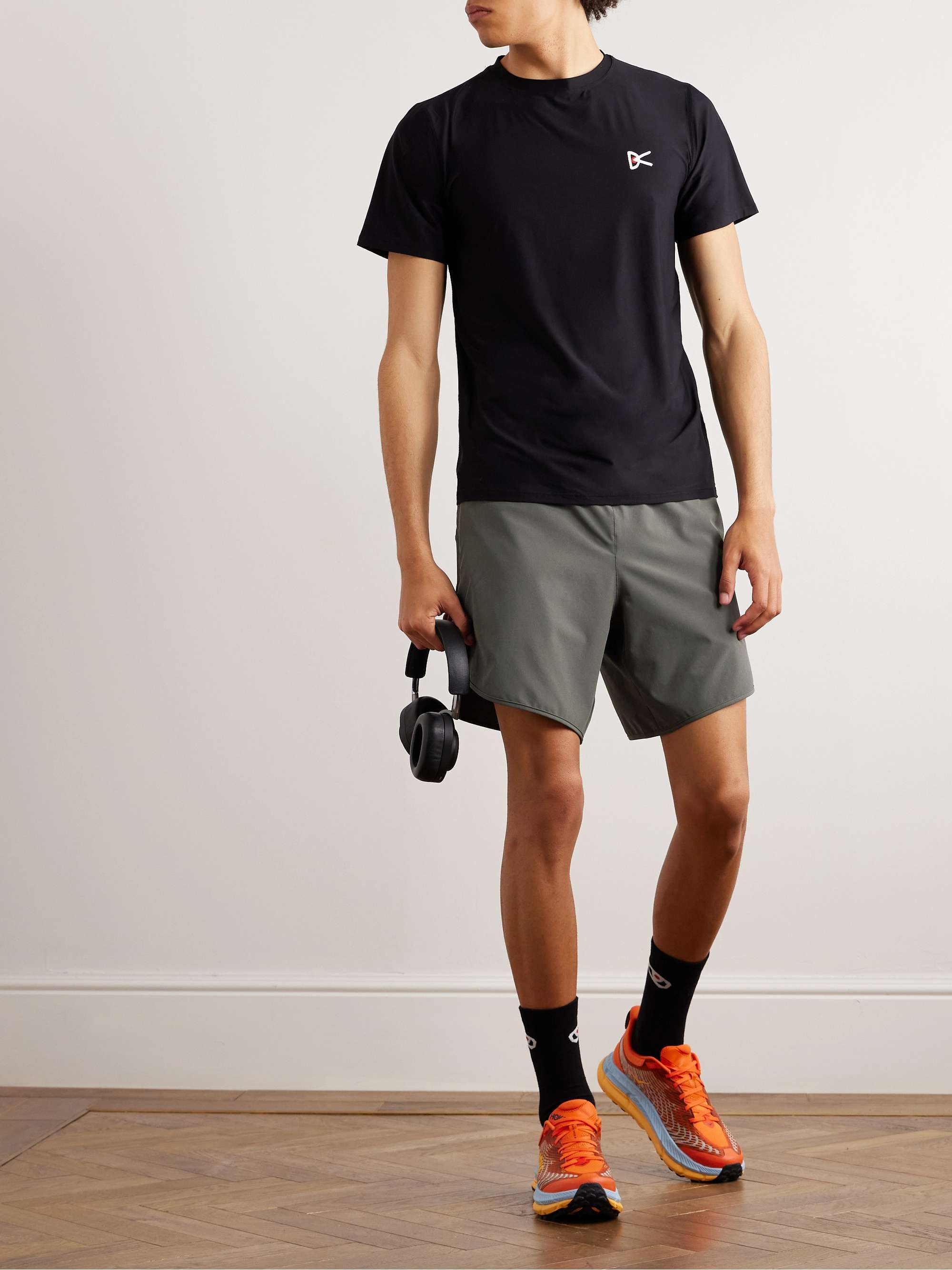 DISTRICT VISION Virasana 7" Slim-Fit Stretch-Shell Shorts