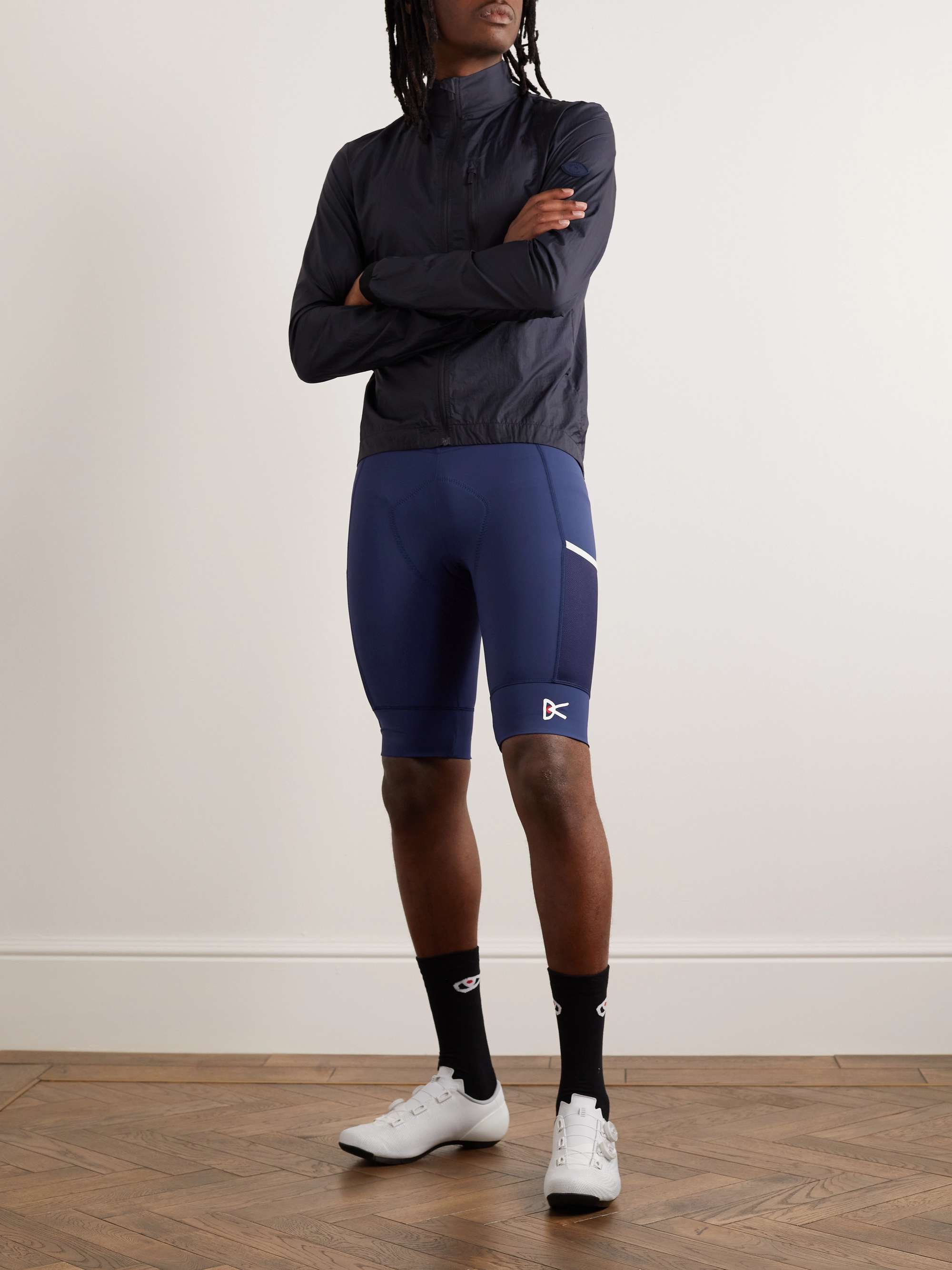 DISTRICT VISION Stretch Recycled-Nylon Cycling Bib Shorts for Men | MR ...