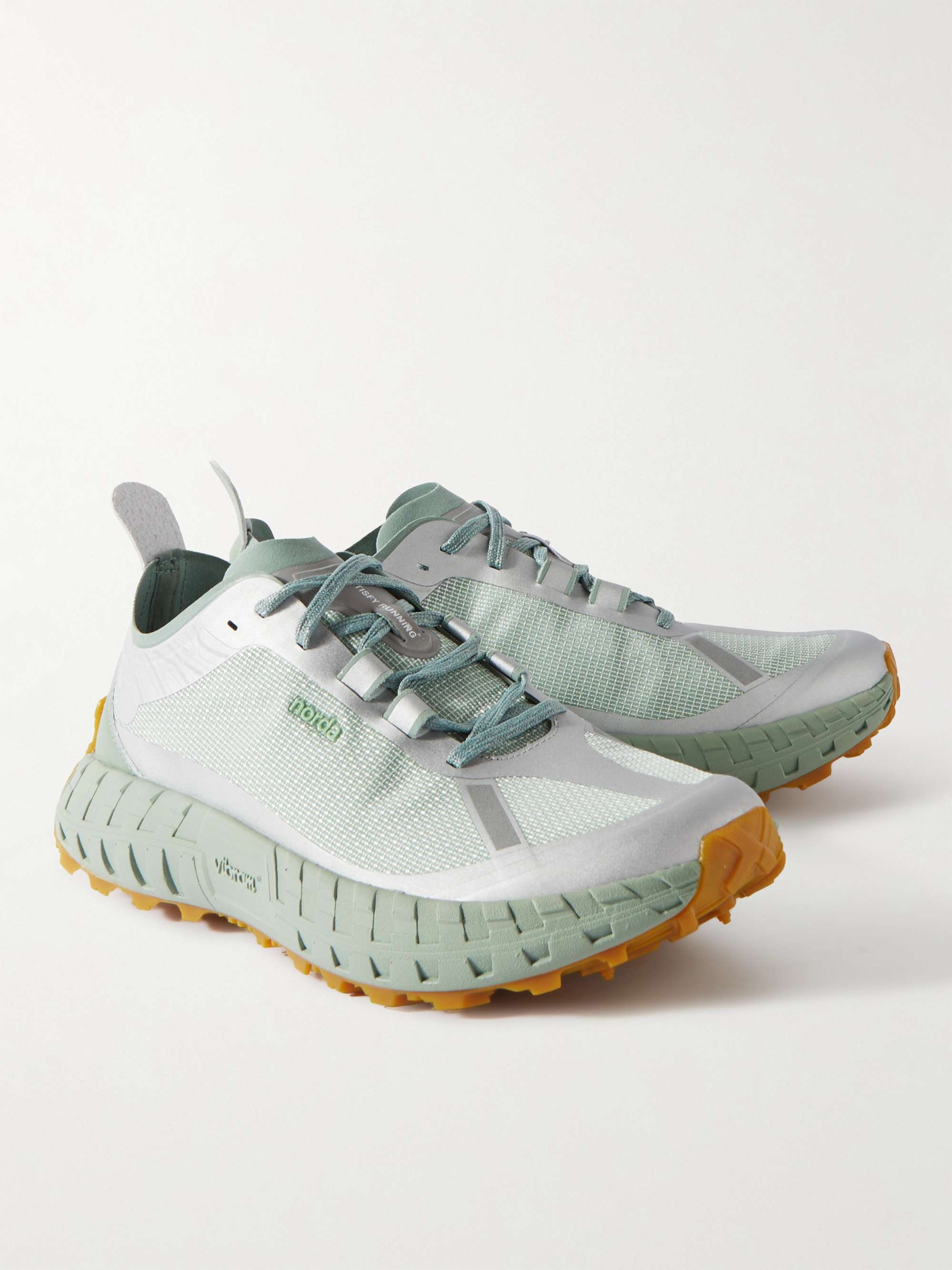 SATISFY + Norda Neoprene-Trimmed Mesh Running Sneakers