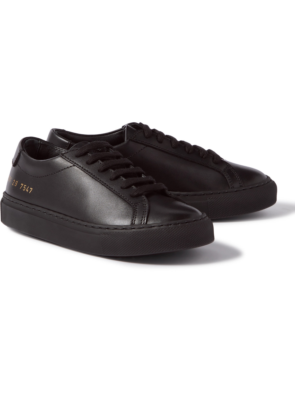 Common Projects Original Achilles Leather Sneakers In Black