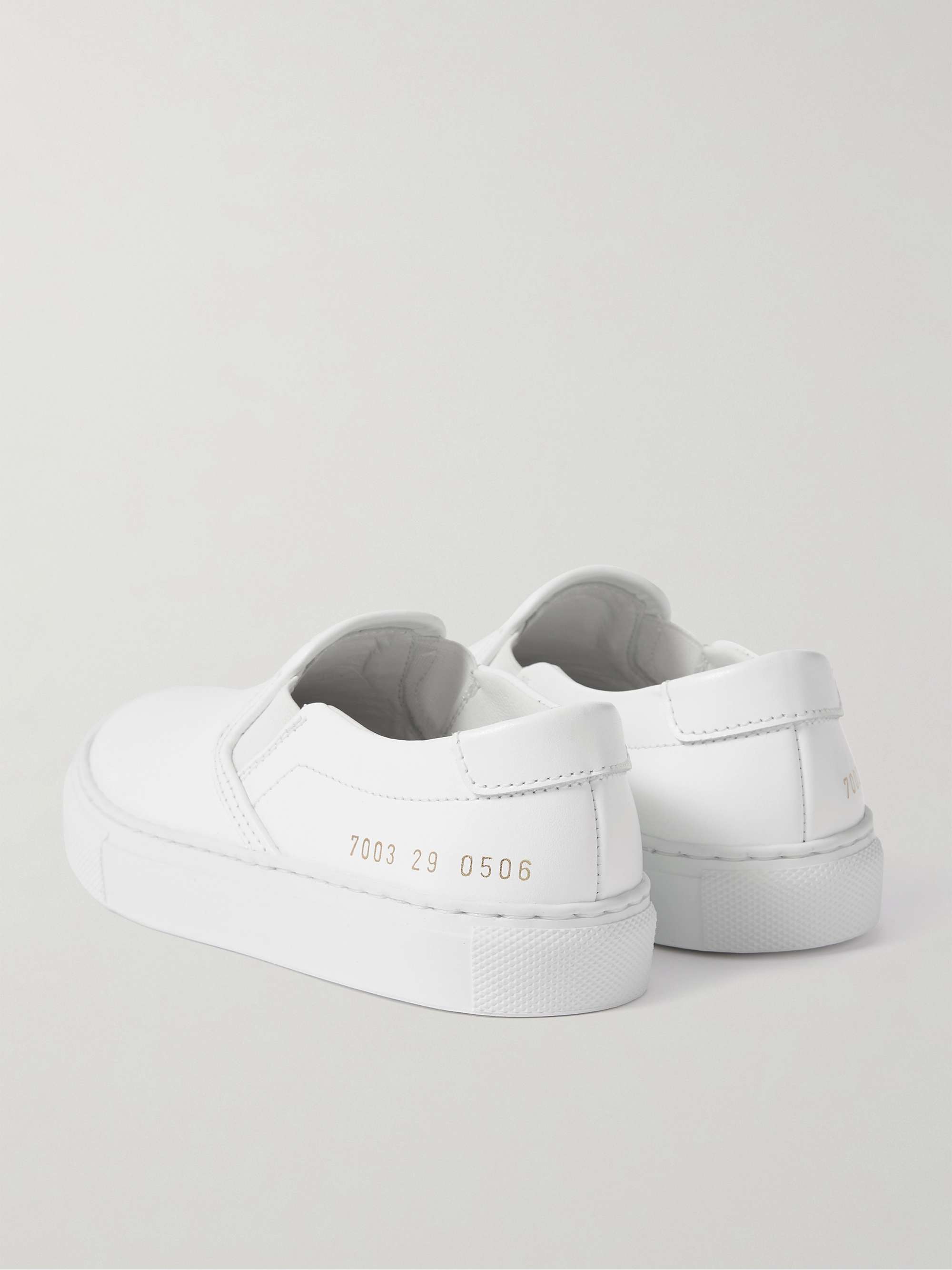 COMMON PROJECTS KIDS Leather Slip-On Sneakers