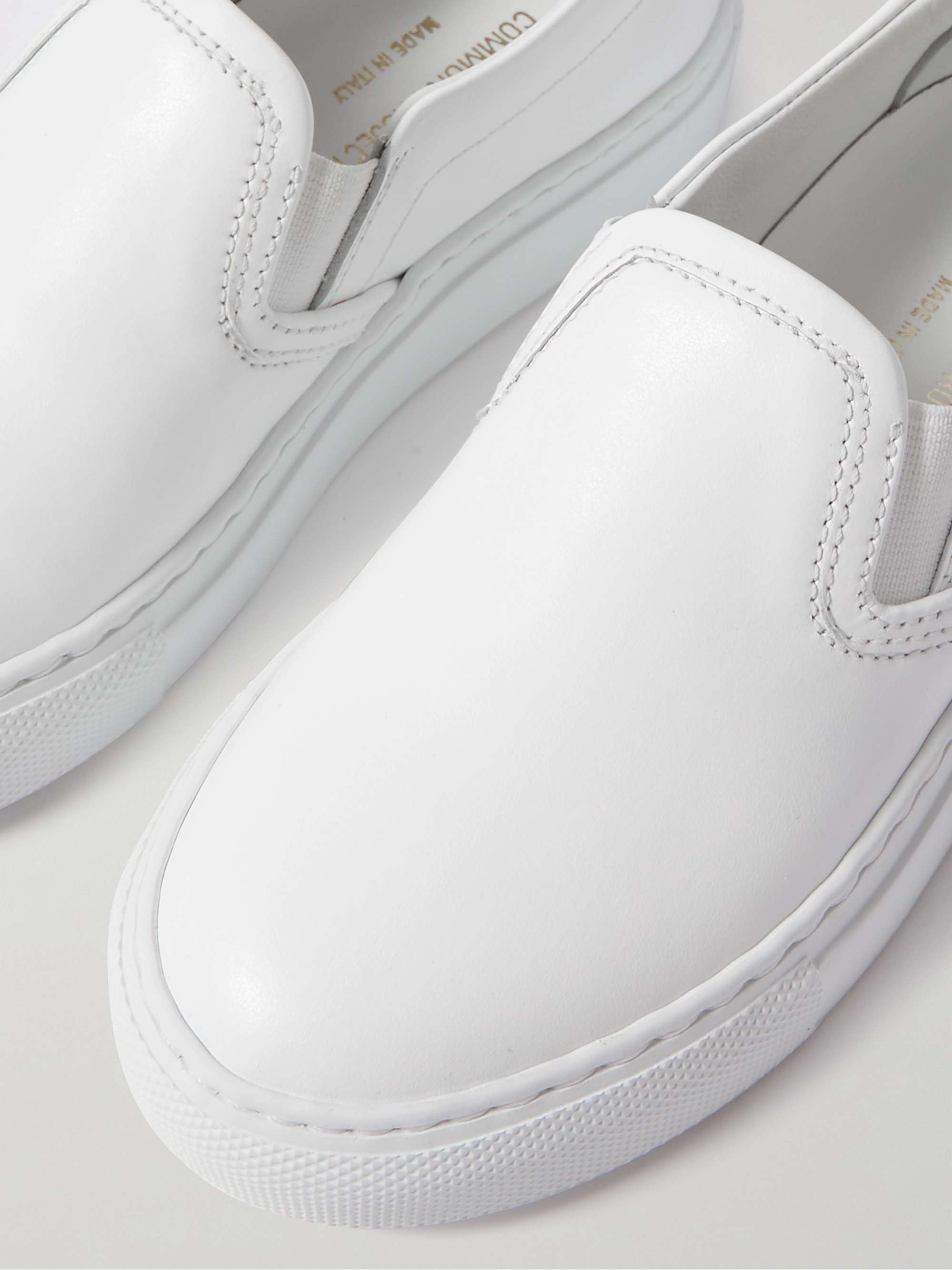 COMMON PROJECTS KIDS Leather Slip-On Sneakers for Men | MR PORTER