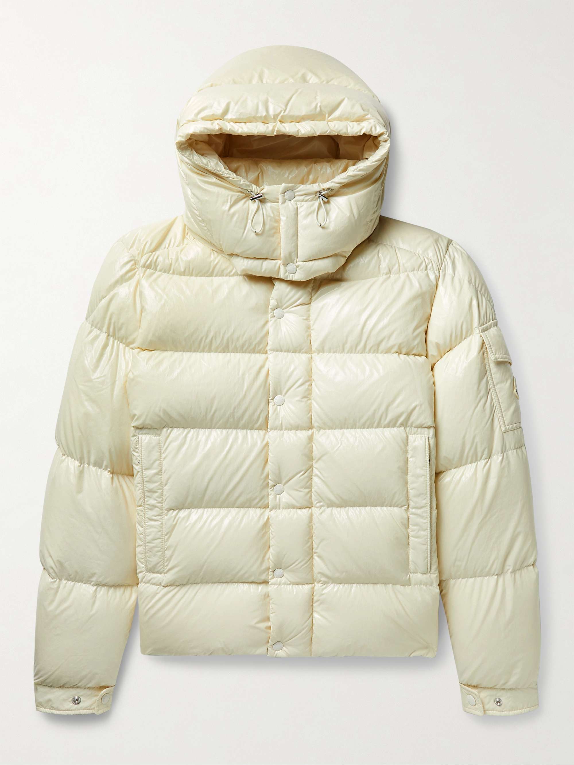 MONCLER Moncler Maya 70 Logo-Appliquéd Quilted Shell Hooded Down Jacket ...