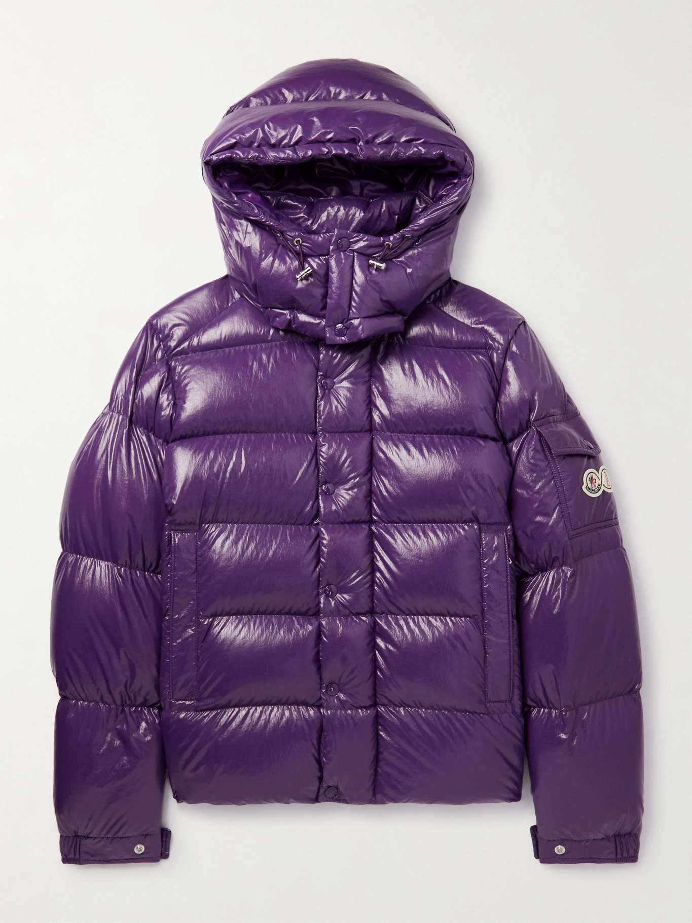 MONCLER Moncler Maya 70 Logo-Appliquéd Quilted Shell Hooded Down Jacket ...