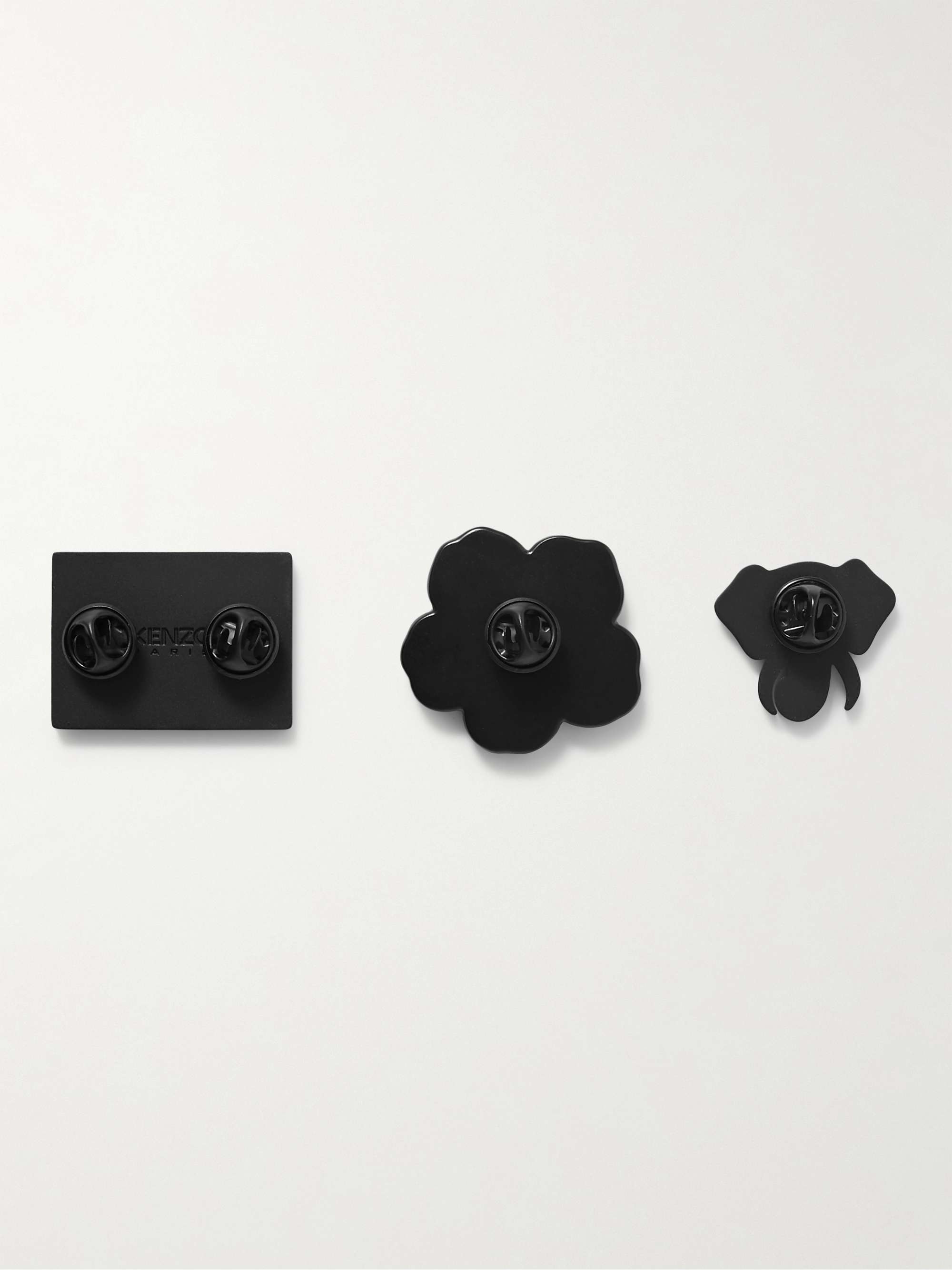 KENZO Set of Three Enamel Pins