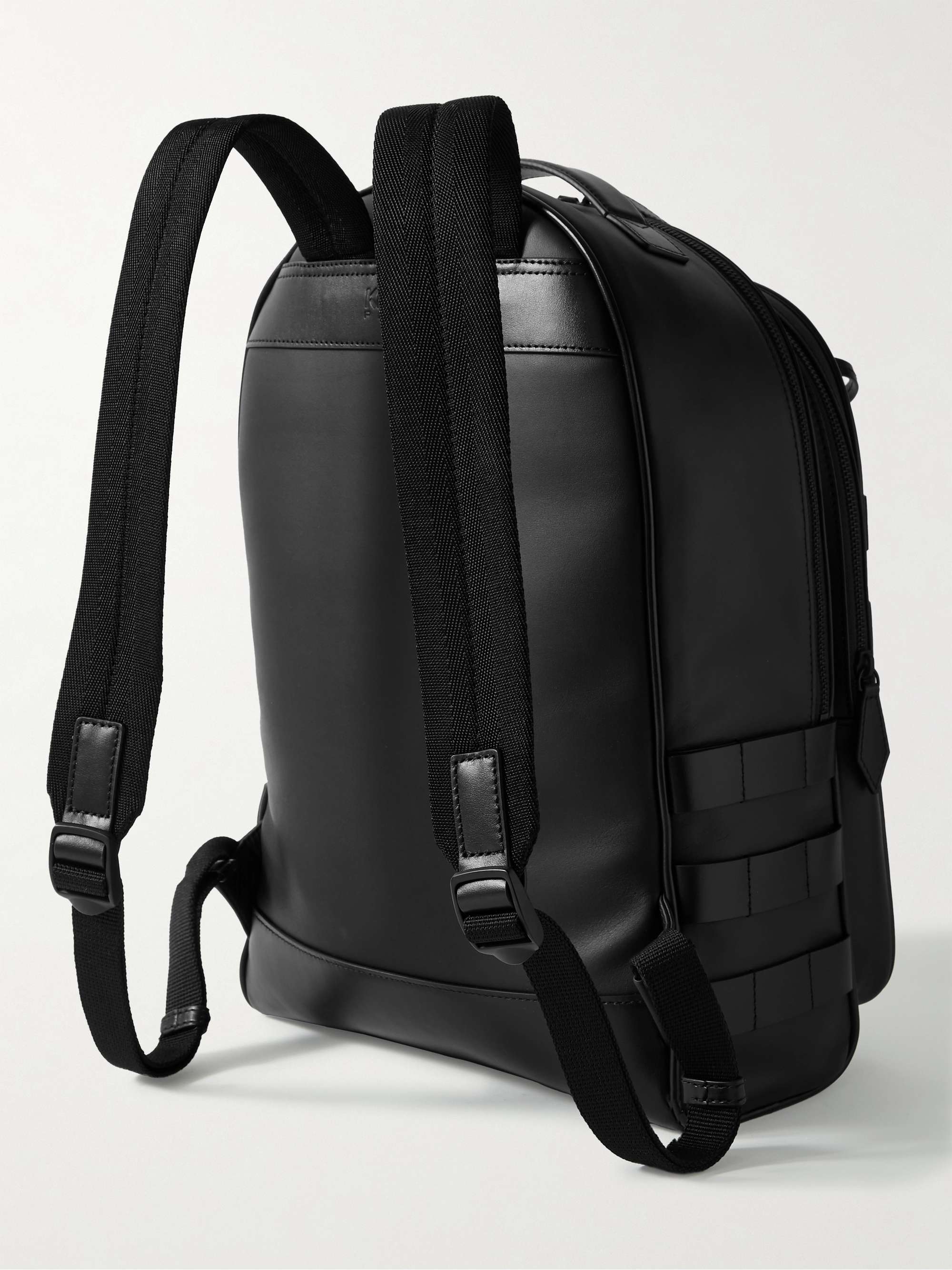 KENZO Jungle LogoAppliquéd Leather Backpack for Men MR PORTER