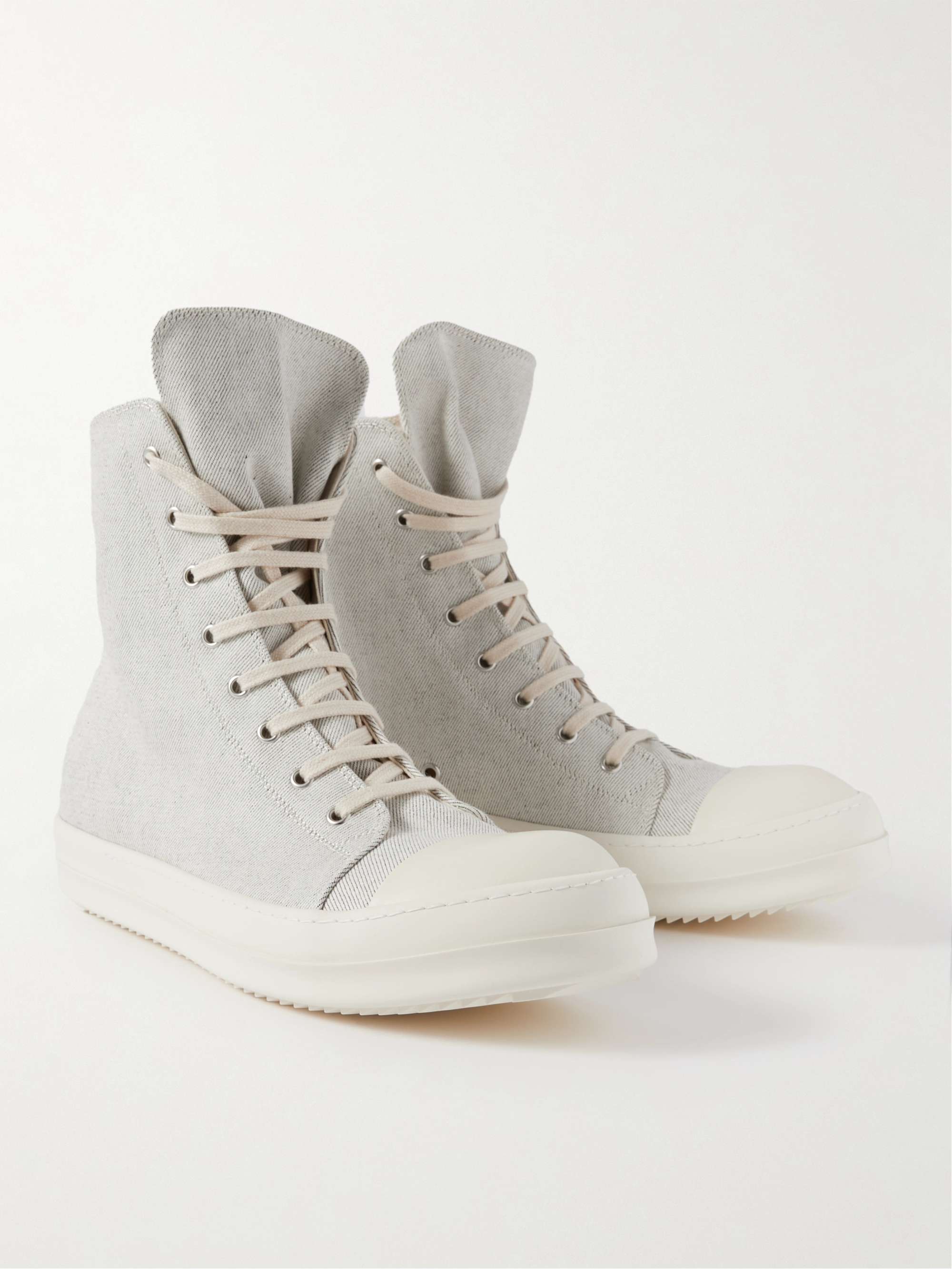 DRKSHDW BY RICK OWENS Canvas HighTop Sneakers for Men MR PORTER