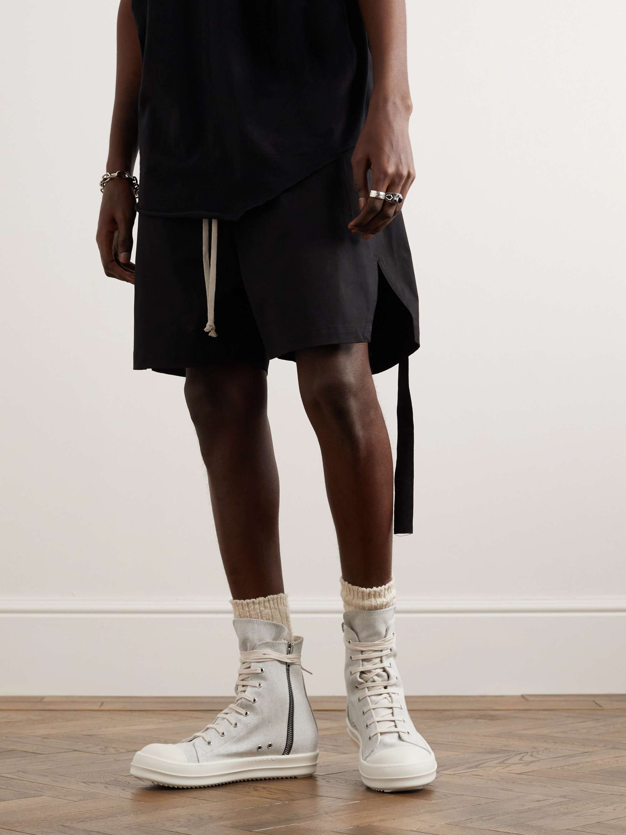 DRKSHDW BY RICK OWENS Canvas HighTop Sneakers for Men MR PORTER