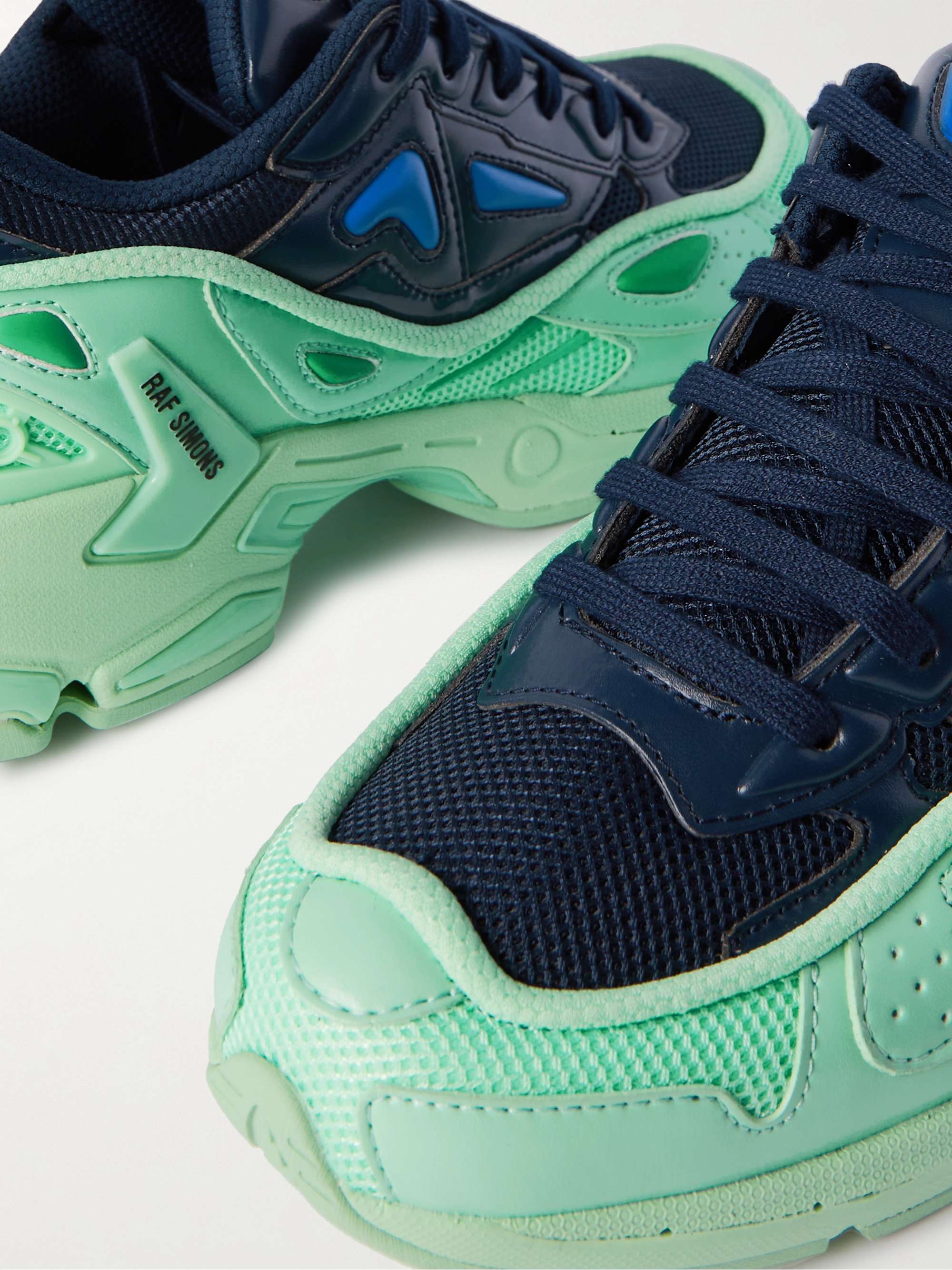 Raf Simons (RUNNER) Blue/mint mesh trainer