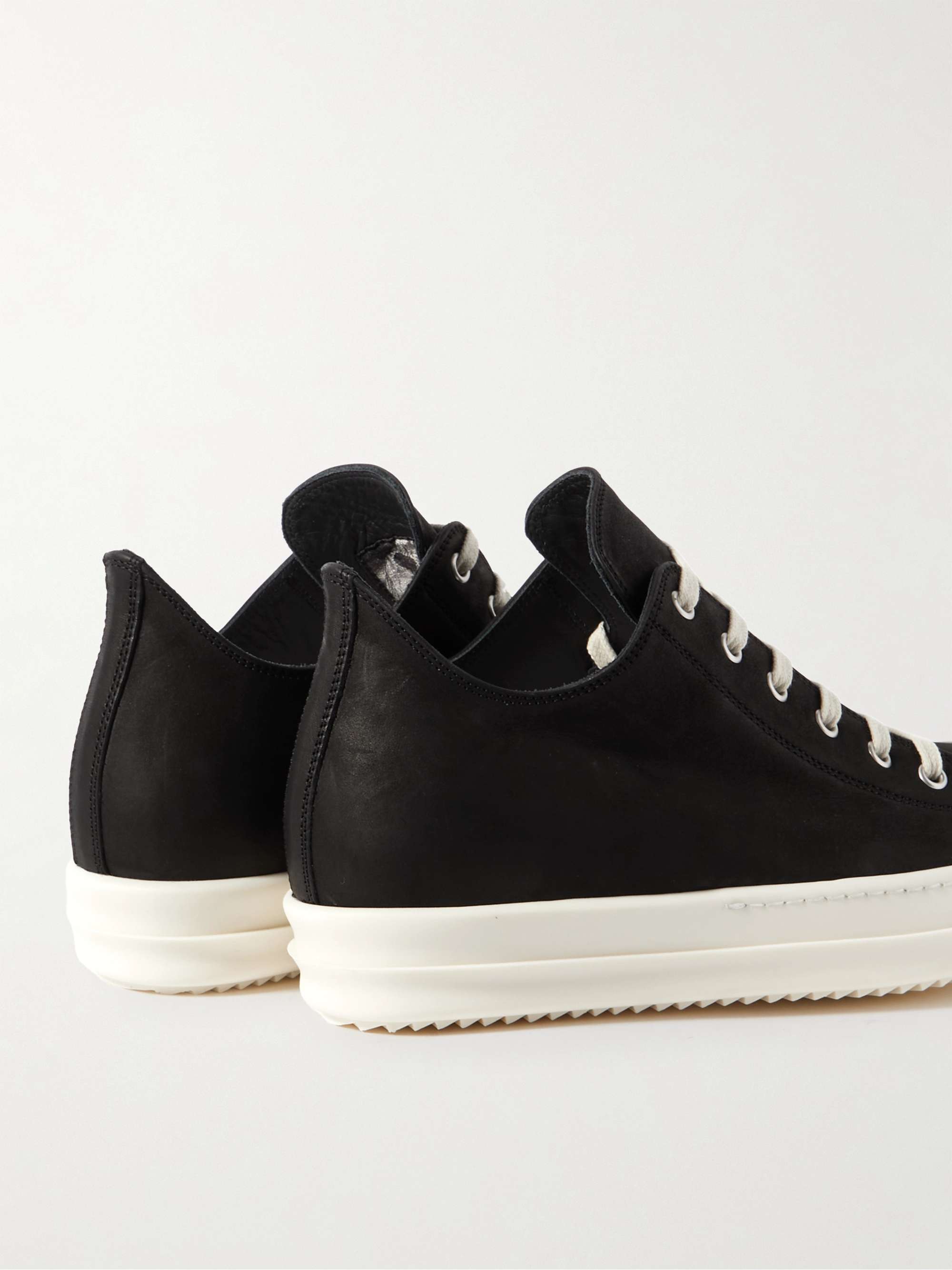 RICK OWENS Low Suede Sneakers