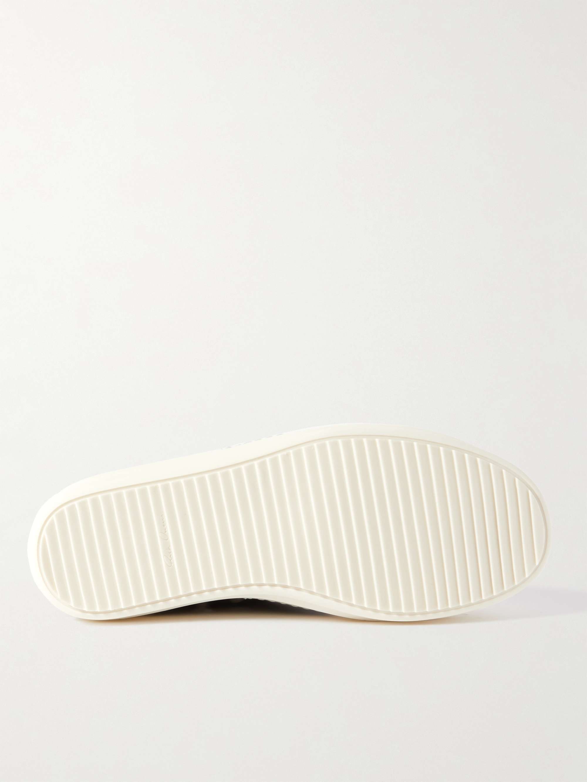 RICK OWENS Low Suede Sneakers